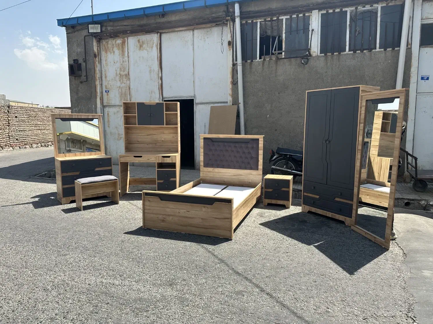 سرویس تک نفره توماس|تخت و سرویس خواب|تبریز, |دیوار