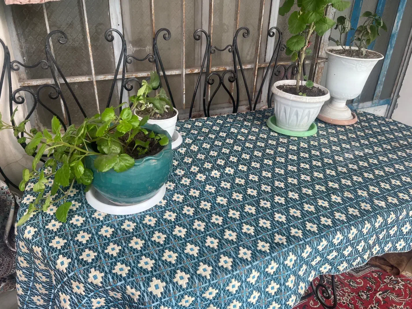 میز و صندلی فرفورژه|میز و صندلی غذاخوری|مینودشت, |دیوار