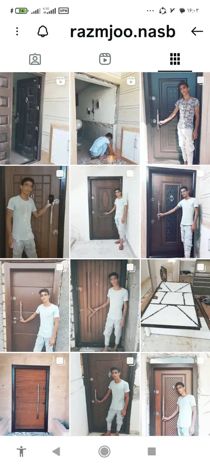 نصب و تعویض و تعمیر درهای ضد سرقت|خدمات پیشه و مهارت|ساری, |دیوار