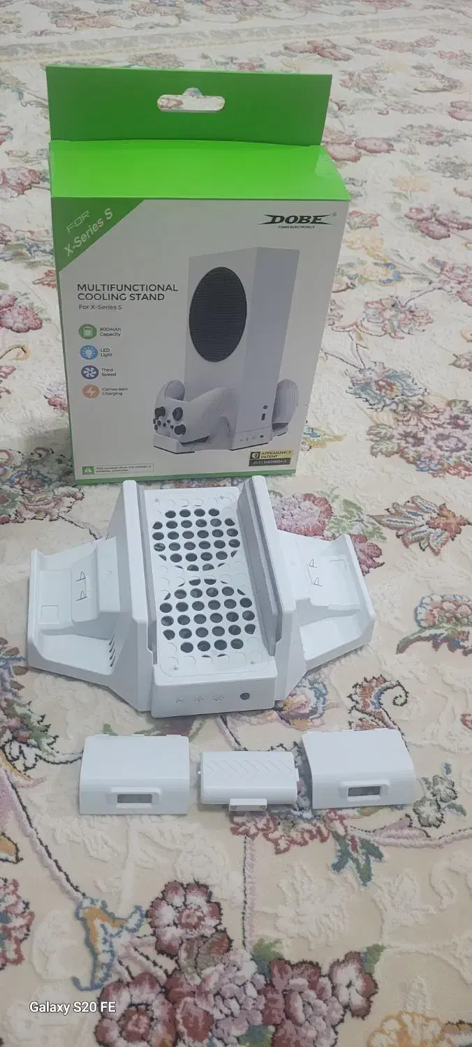 فن خنک کننده و شارژر ایکس باکس سری S|کنسول، بازی ویدئویی و آنلاین|کرمانشاه, |دیوار