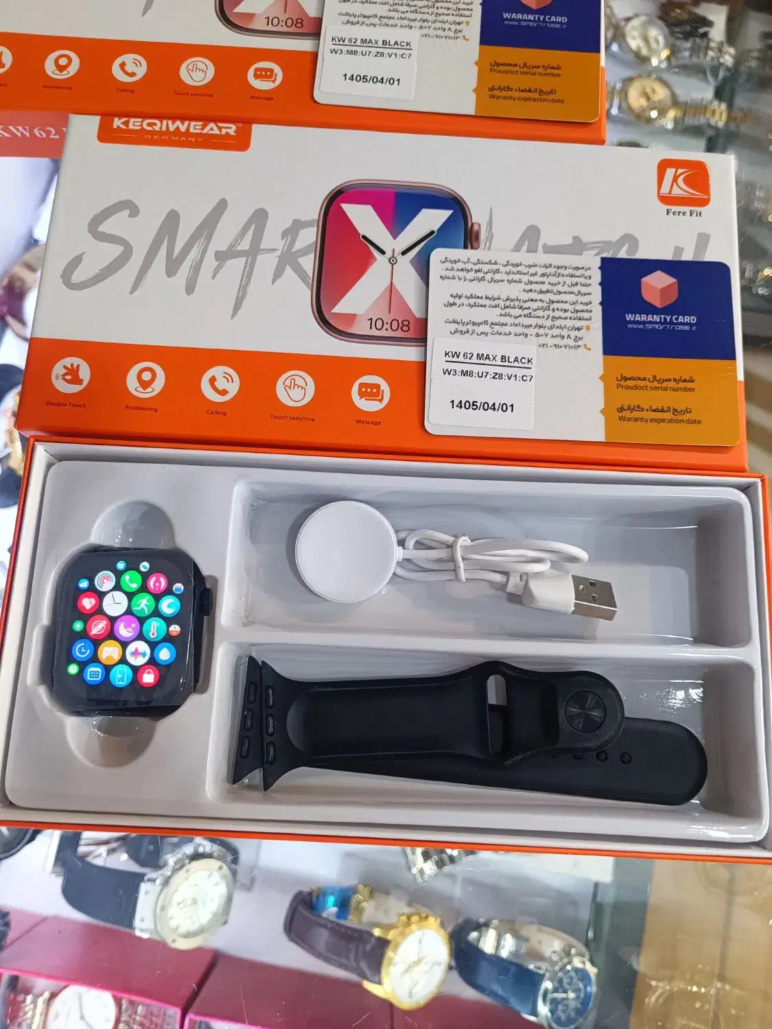 ساعت هوشمند kw62 سایز قاب 42 مینی باگارانتی معتبر|ساعت|اراک, |دیوار