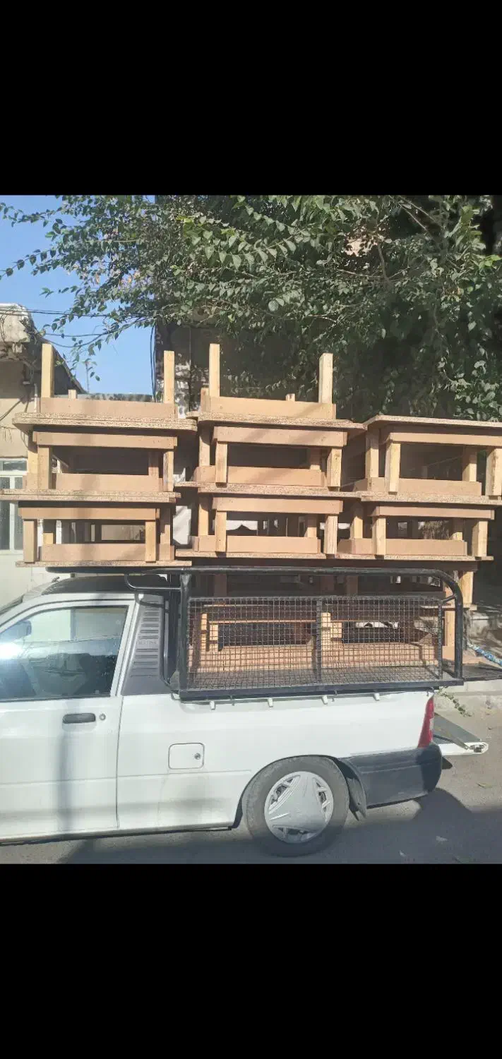 ۶پایه محکم کلاف دور تماما ام دی اف کفی زیرتخت|تخت و سرویس خواب|پرند, فاز ۳|دیوار