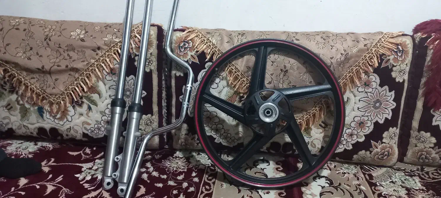 کمک و رینگ جلو موتور ۱۲۵|قطعات یدکی و لوازم جانبی|سنندج, |دیوار