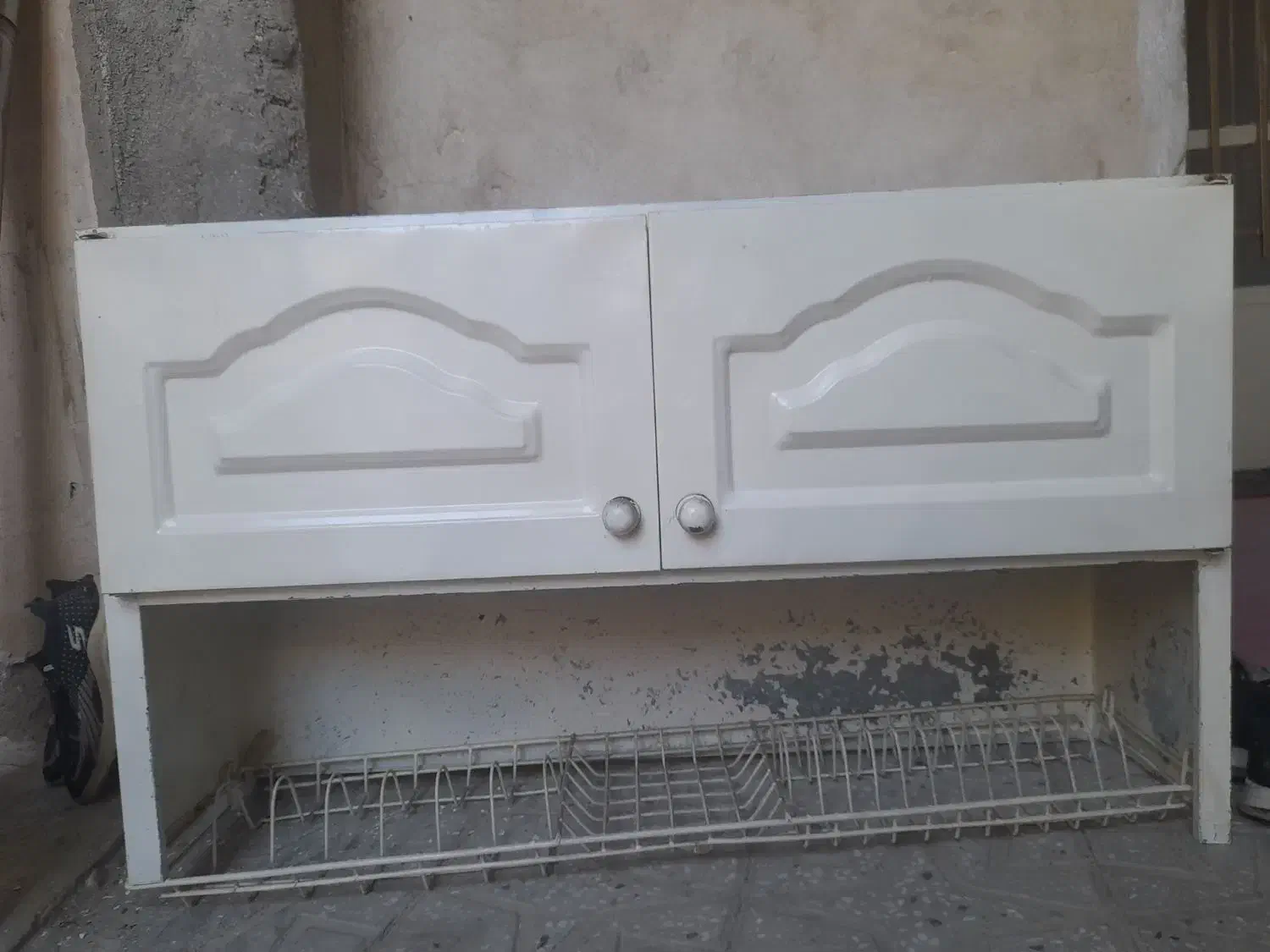 کابینت آبچکون فلزی|آب‌چکان و نظم‌دهنده ظروف|بروجرد, |دیوار