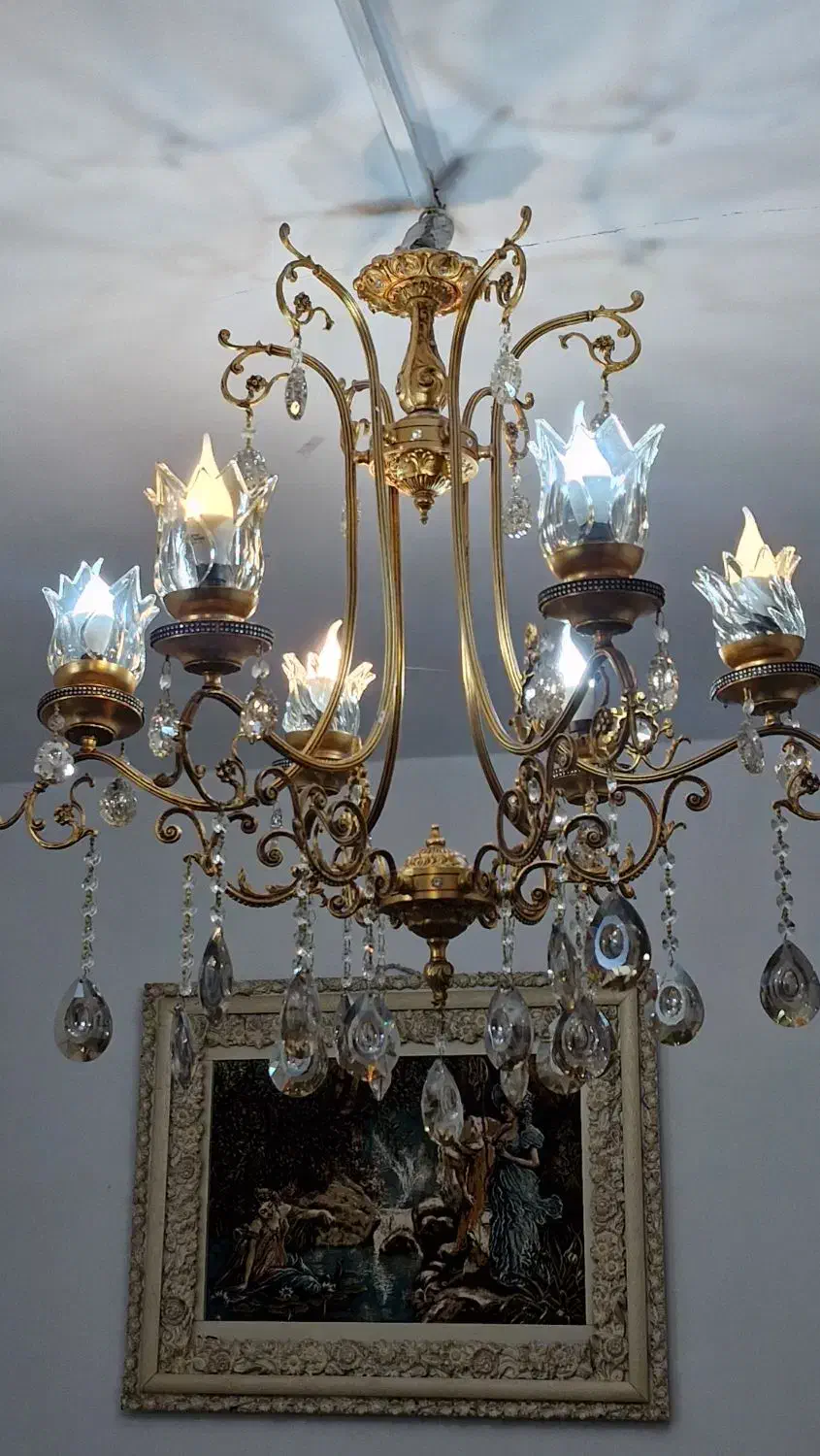 لوستر درحد نو|لوستر و چراغ آویز|اسلامشهر, ملکآباد|دیوار