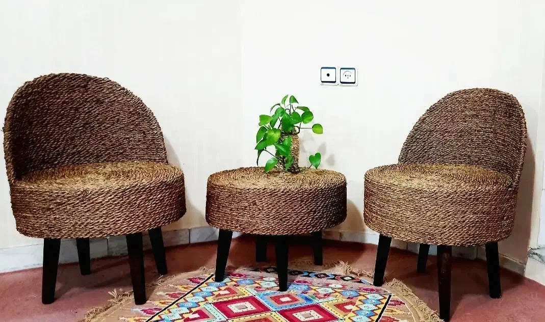 میز صندلی حصیری|میز و صندلی غذاخوری|گرگان, |دیوار