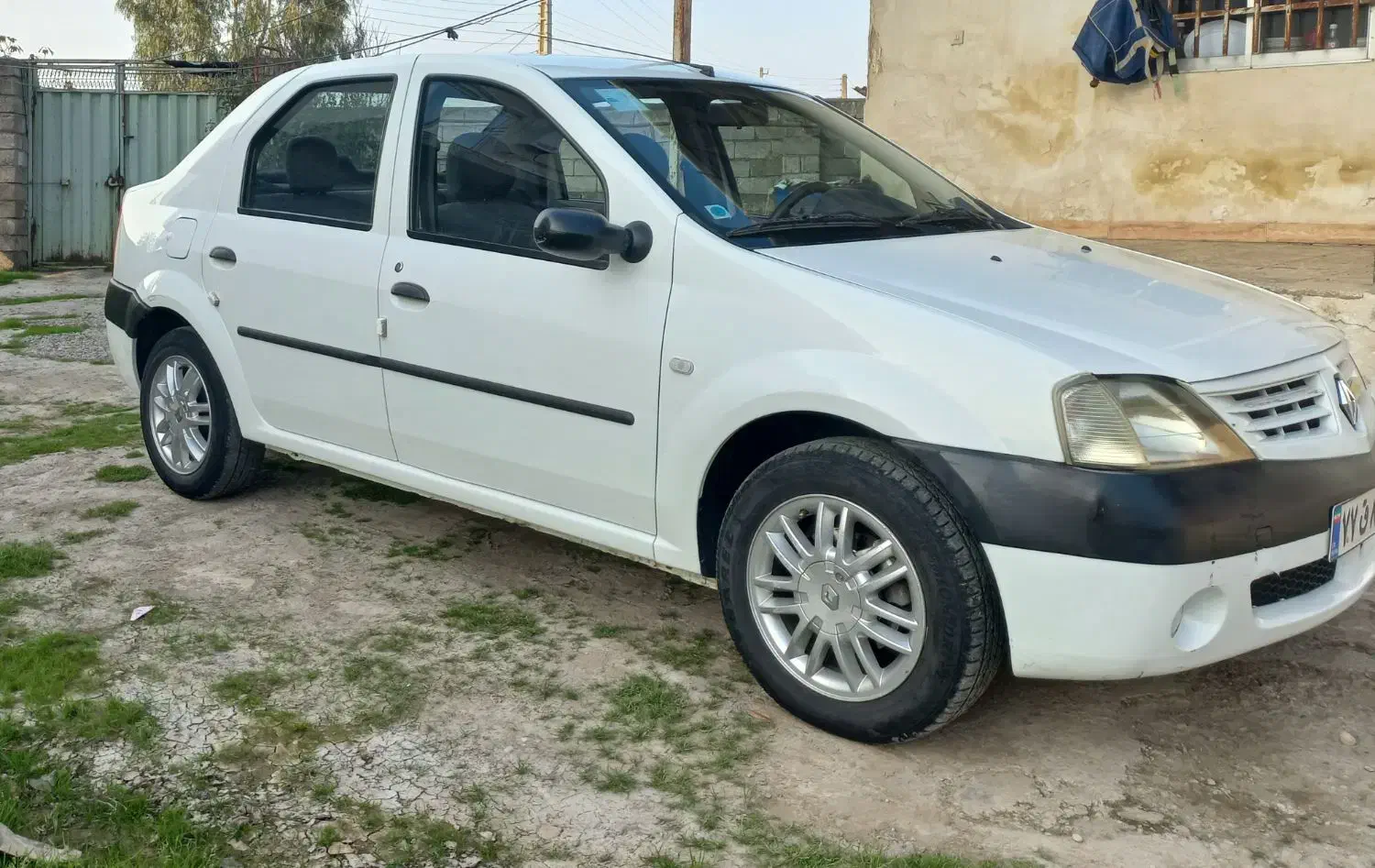 ماشین تندر۹۰ لوگان E2 مدل ۹۶ سفید|خودرو سواری و وانت|ساری, |دیوار