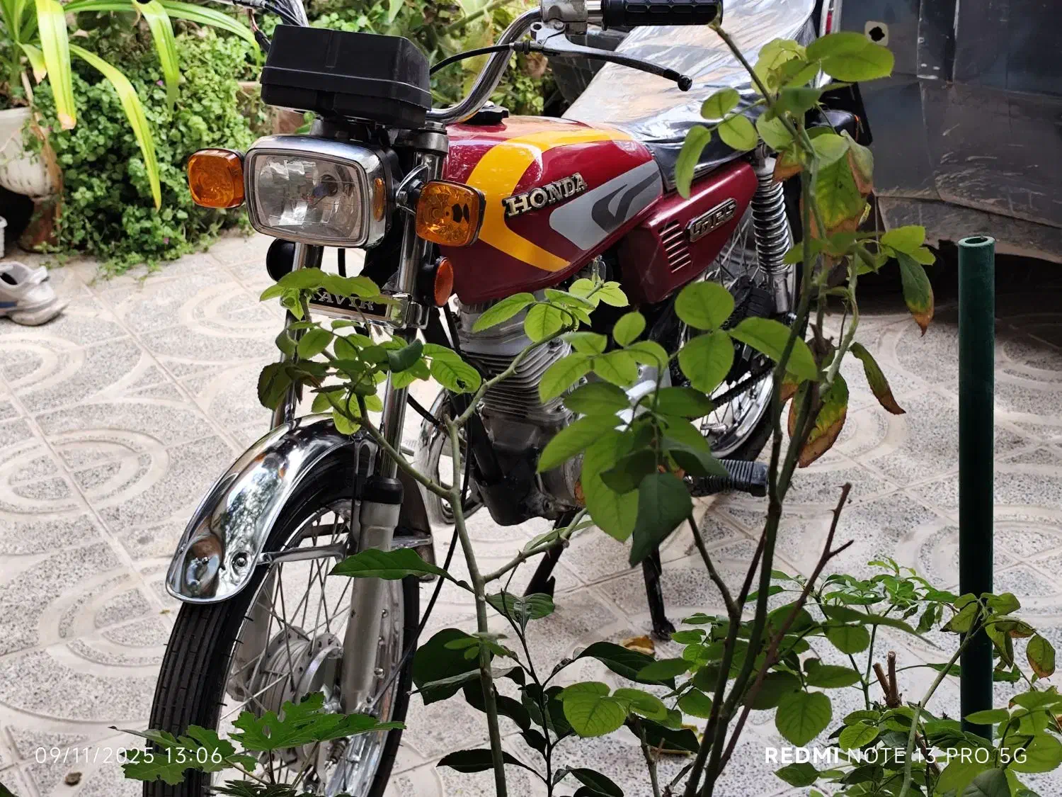 متور هندا مزاید مدل ۸۶با برگ خرید|موتورسیکلت|کرمان, |دیوار