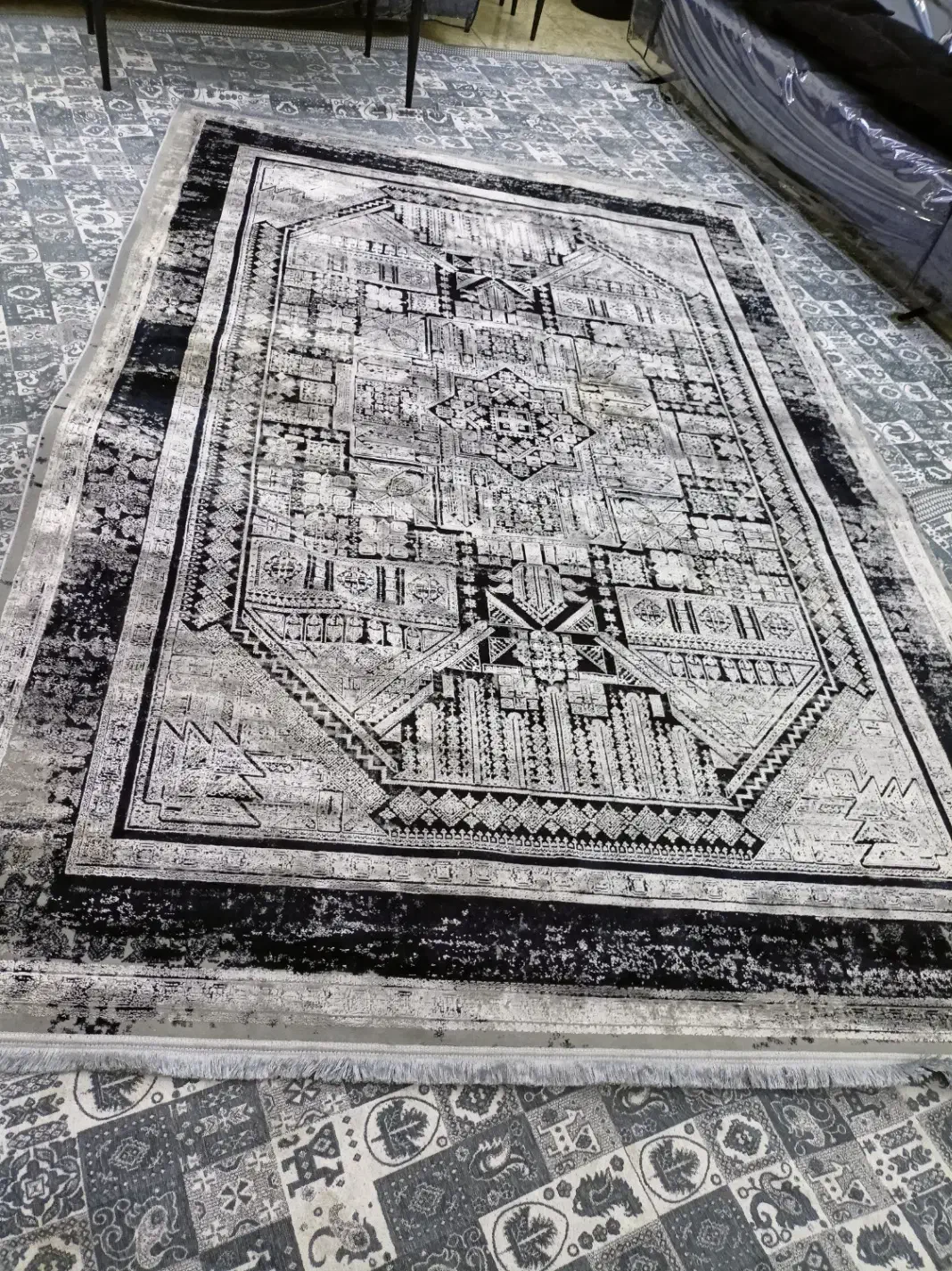 فرش ۱۲۰۰شانه بامبو طرح جدید|فرش|تهران, باغ خزانه|دیوار