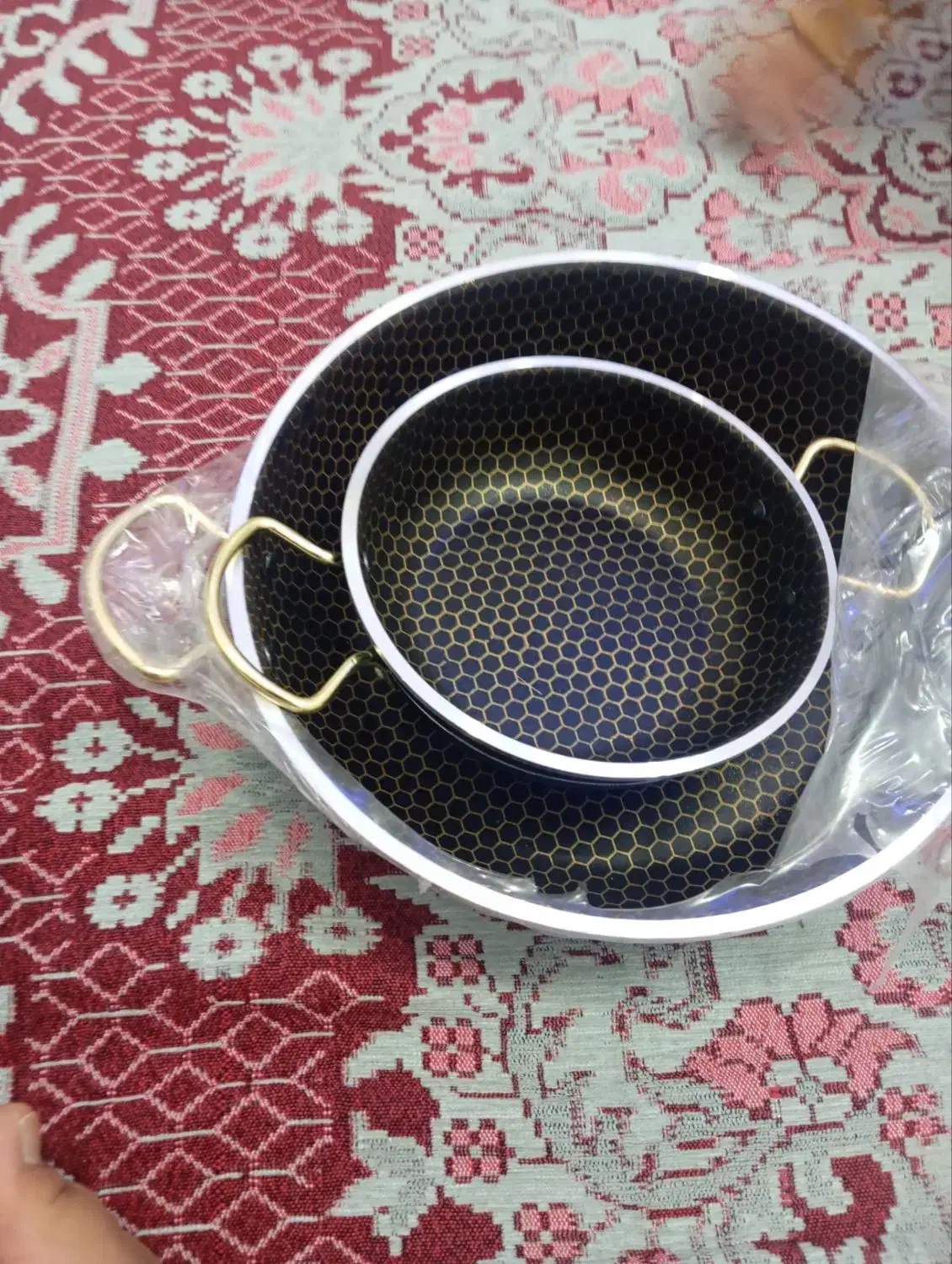 دوتا ماهیتابه باهم ۶۰۰|ظروف پخت‌وپز|بیرجند, |دیوار