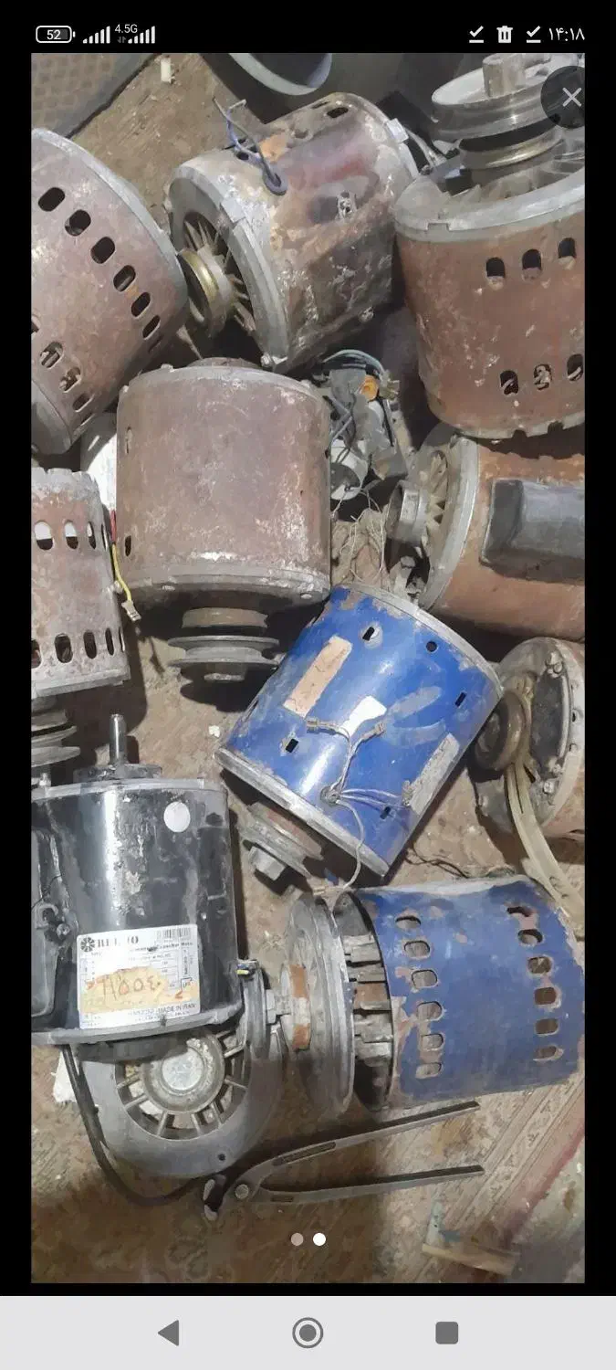 خریداروفروش موتور کولر آبی سوخته شمارادرب منزل|کولر آبی|زاهدان, |دیوار