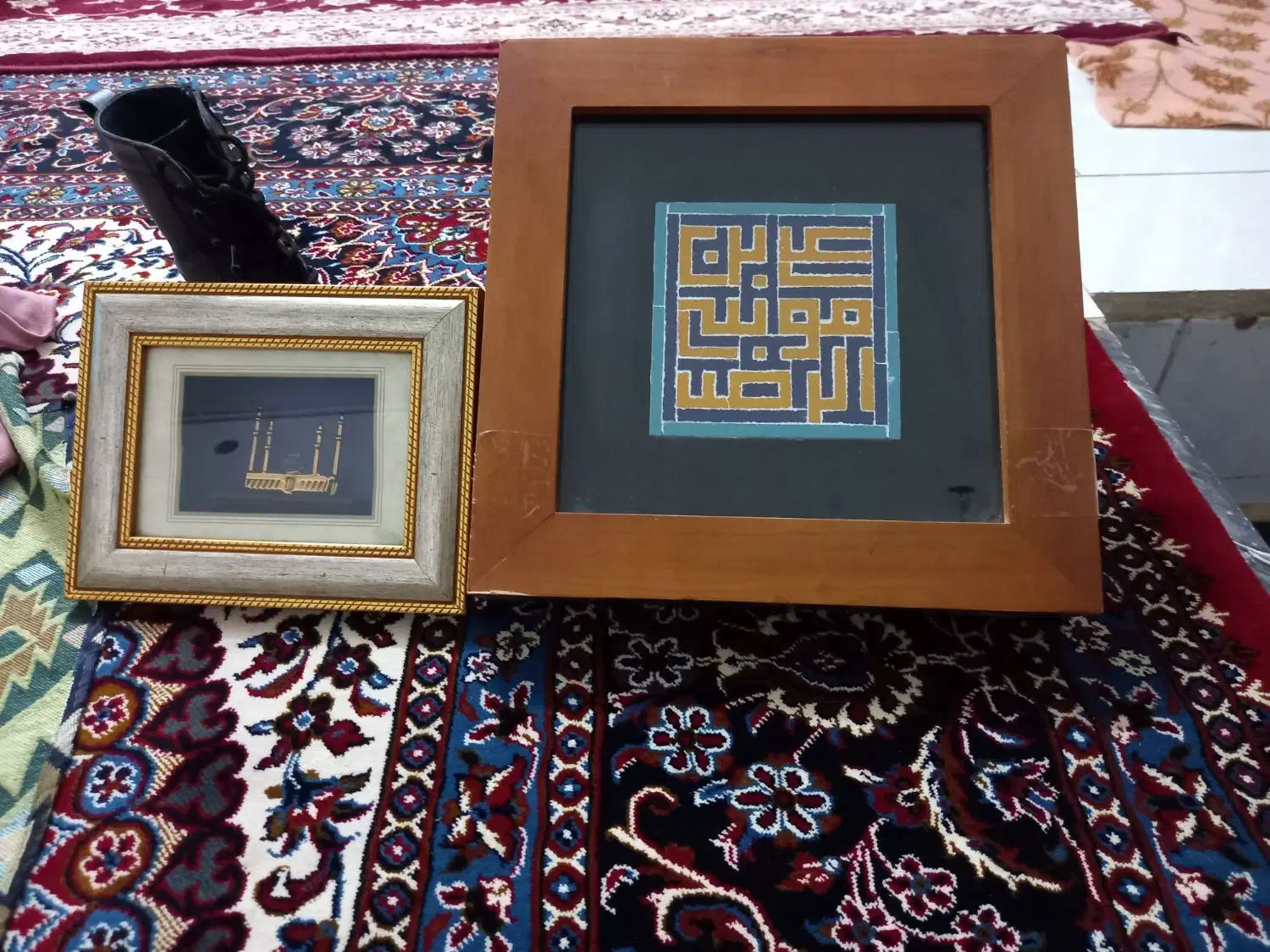 تابلو|تابلو، نقاشی، عکس|قم, امامزاده ابراهیم|دیوار