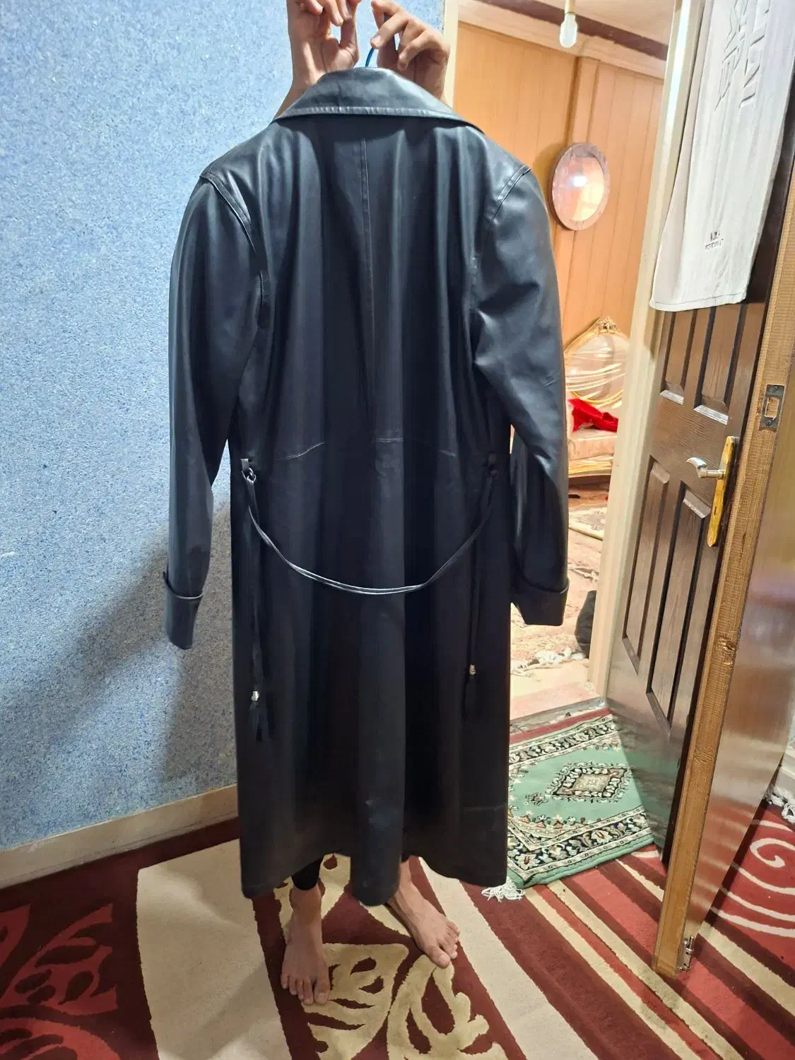 کاپشن چرم عالی نونوکلادوبارپوشیدم ۲میلیون بیرون|لباس|سبزوار, نواب صفوی|دیوار