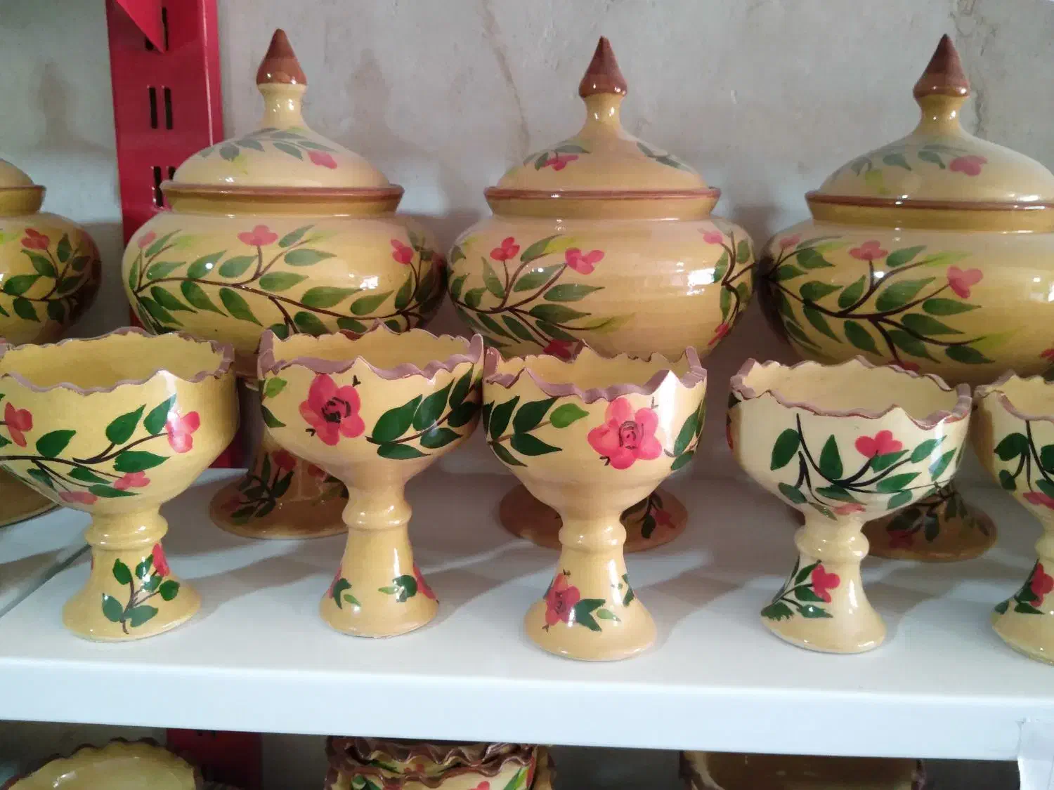 ظروف سفالی|صنایع دستی و سایر لوازم تزئینی|نهبندان, |دیوار