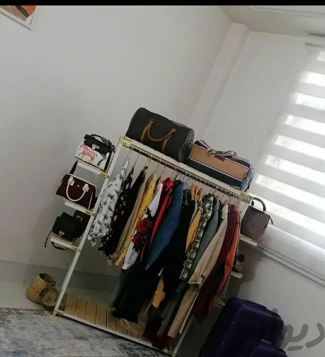 رگال طبقاتی سفید طلایی|جاکفشی، کمد، دراور|کرج, گلشهر|دیوار