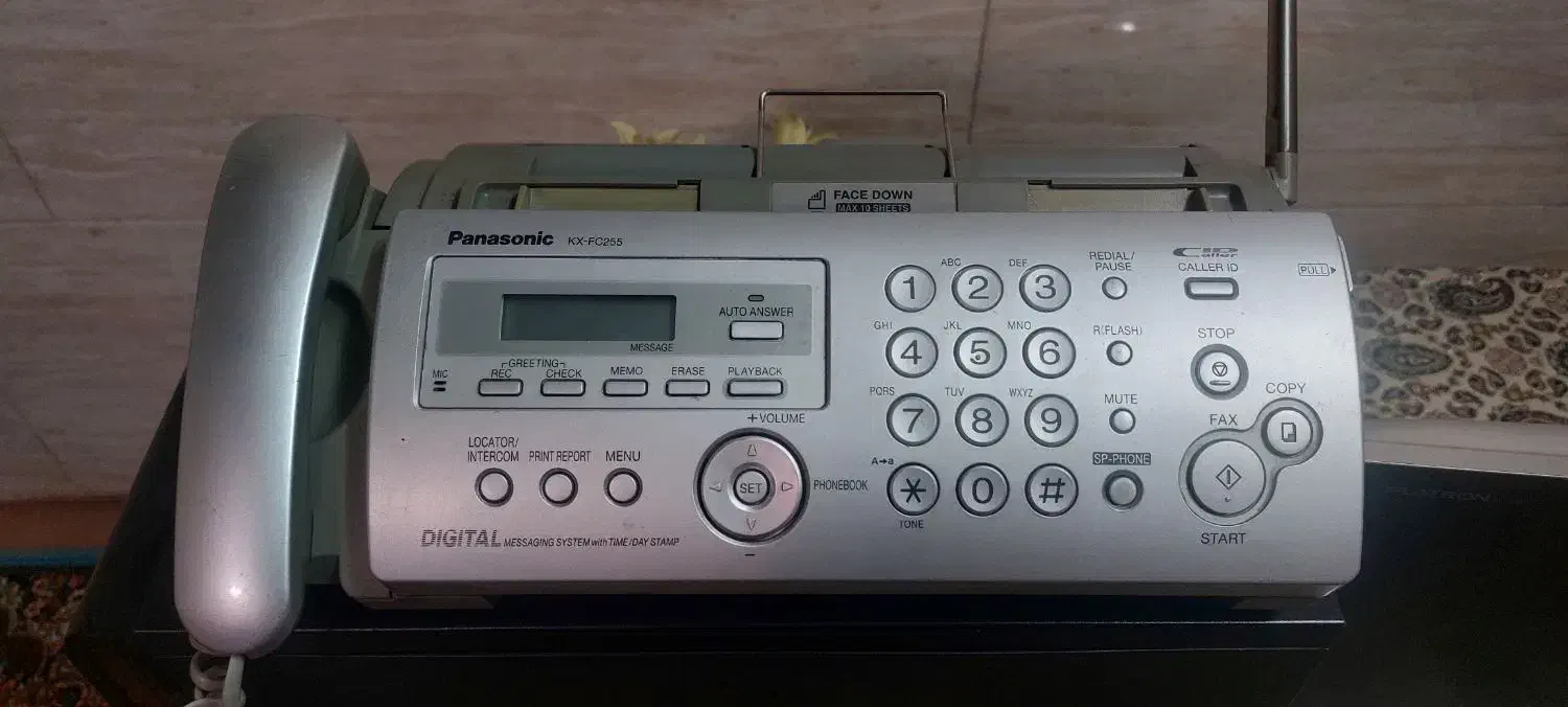 تلفن فکس پاناسونیک  KX-FC255|پرینتر، اسکنر، کپی، فکس|قرچک, شهرک گلها|دیوار