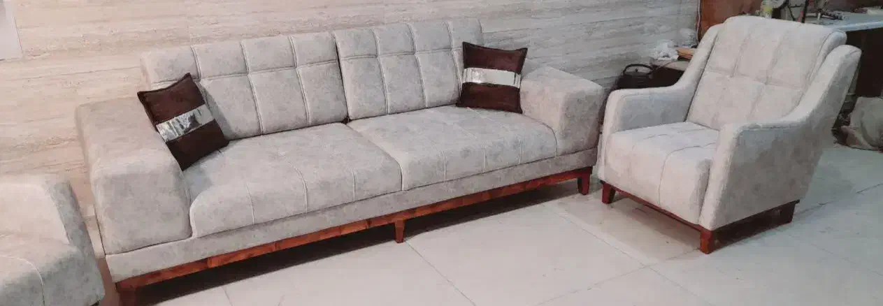 مبلمان ۸نفره|مبلمان خانگی و میز عسلی|محمدشهر, کوی بهار|دیوار