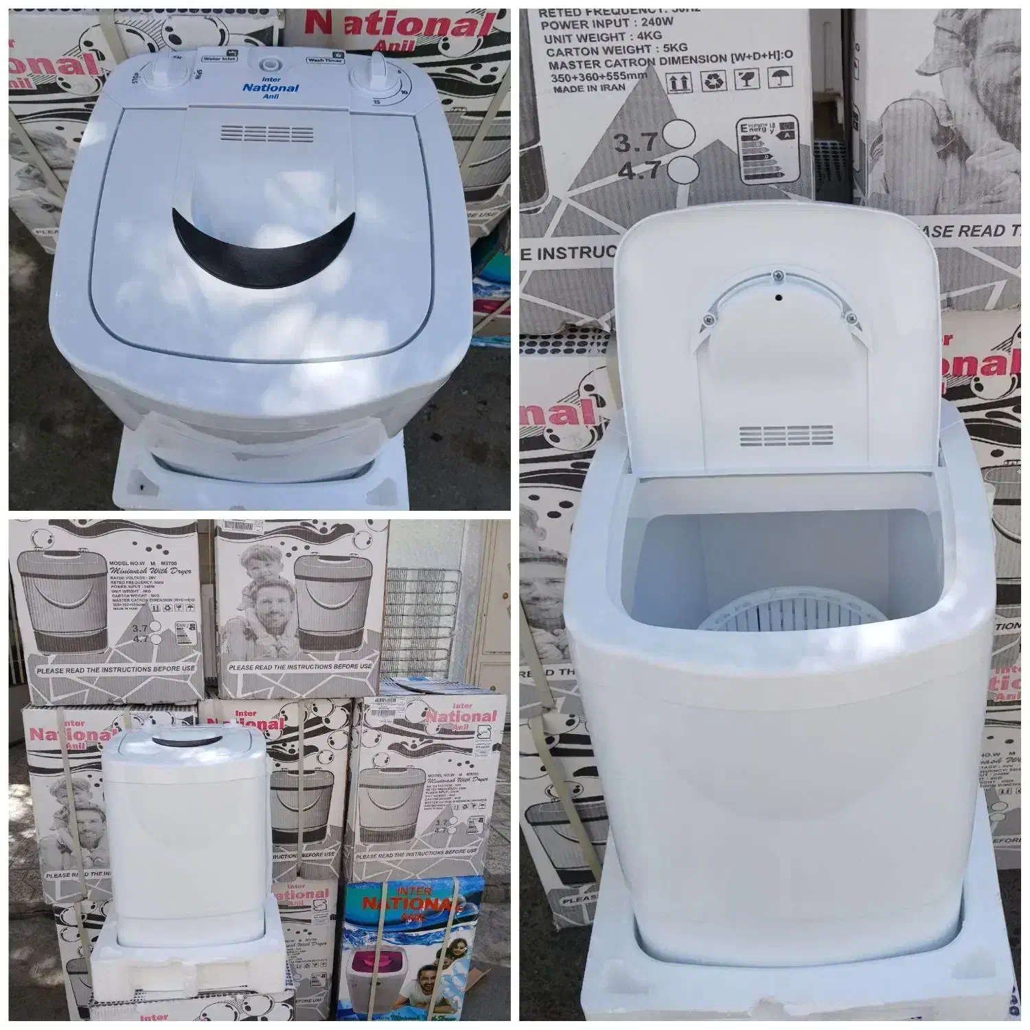 کهنه شور لباسشویی با گارانتی ارسال مینی واش|ماشین لباسشویی و خشک‌کن لباس|مشهد, طلاب|دیوار