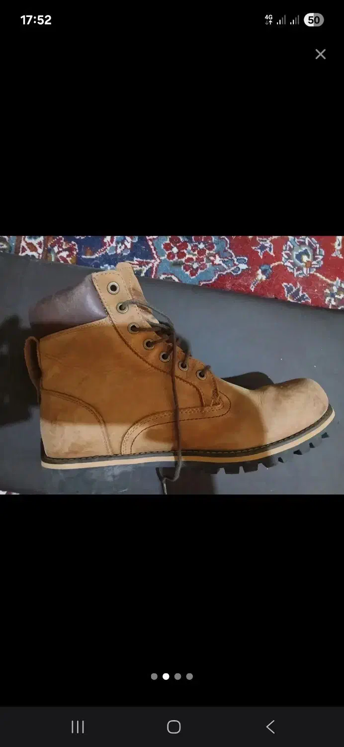 بوت چرم تیمبرلند اورجینال ضدآب|کیف، کفش، کمربند|اقلید, |دیوار