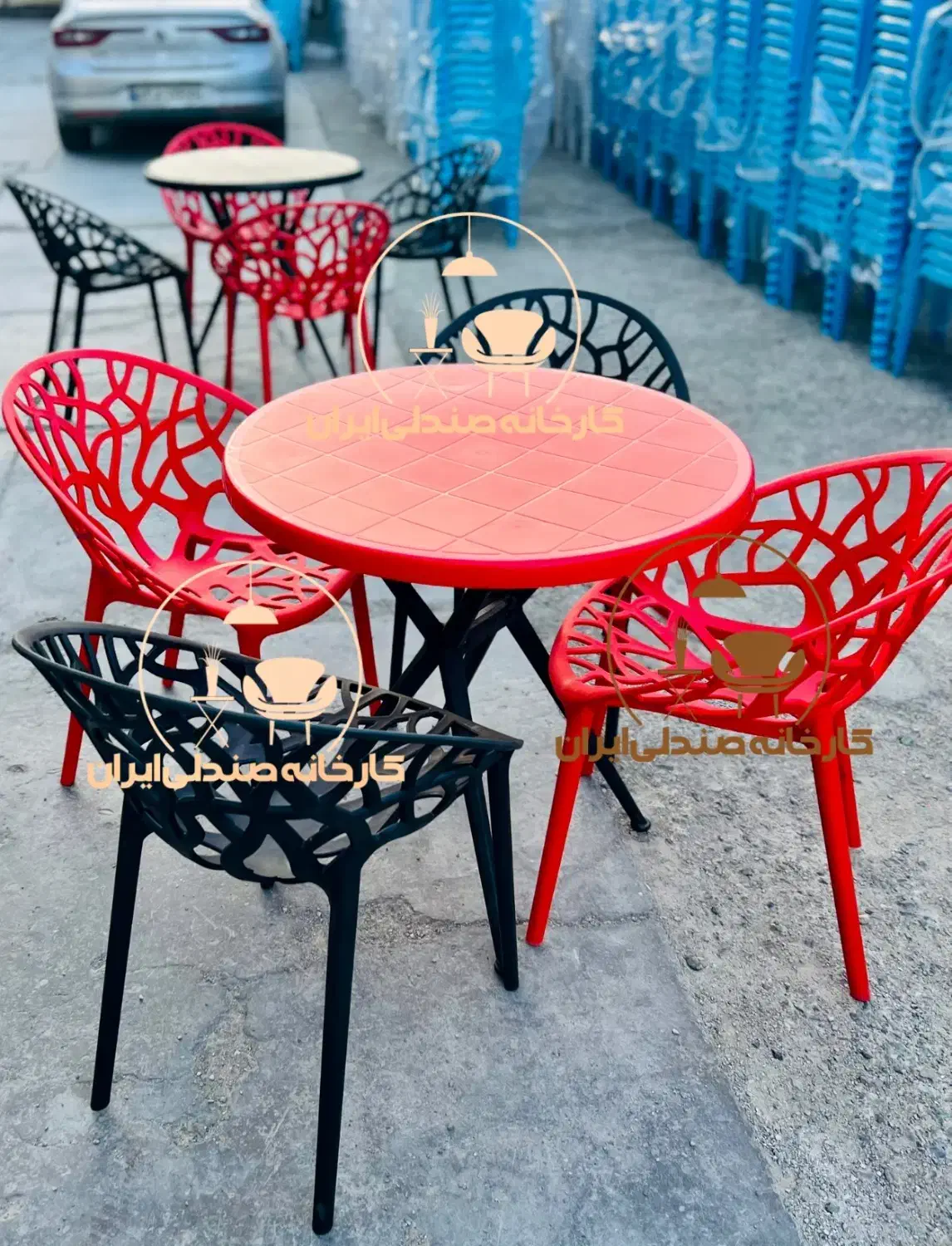 صندلی پلاستیکی طرح شاخ گوزنی(صندلی ایران)|میز و صندلی غذاخوری|کرج, عظیمیه|دیوار