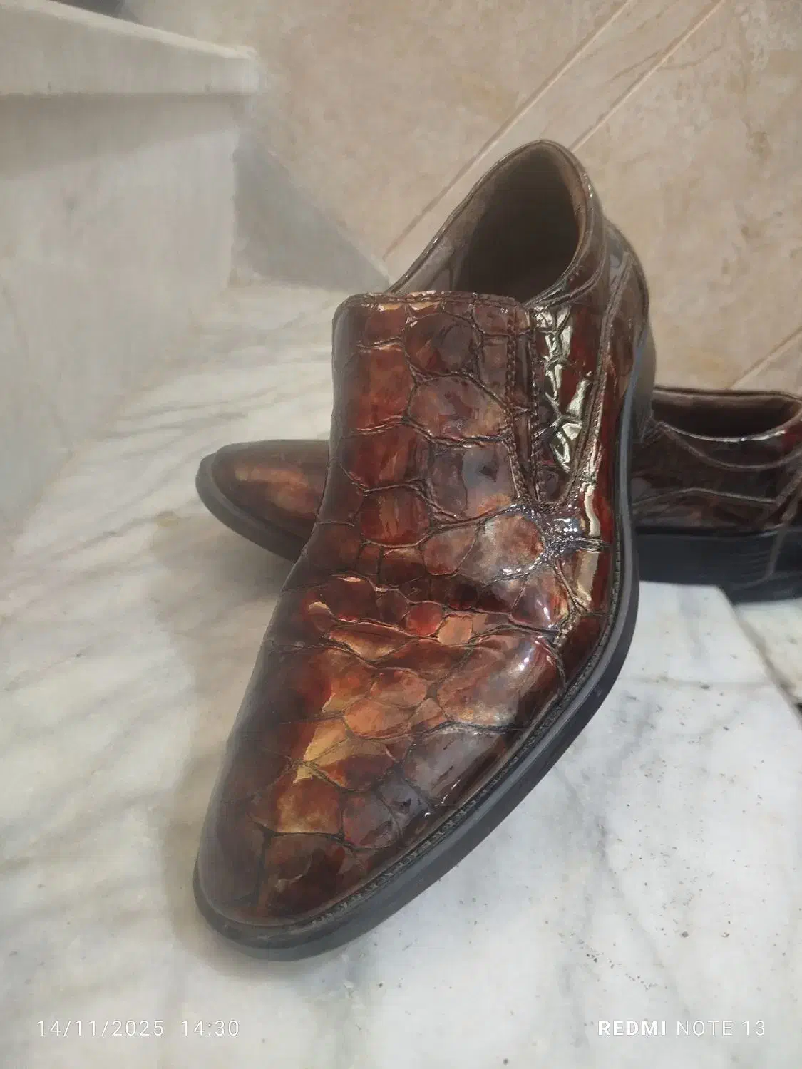 کفش چرم در حد نو|کیف، کفش، کمربند|ایرانشهر, |دیوار