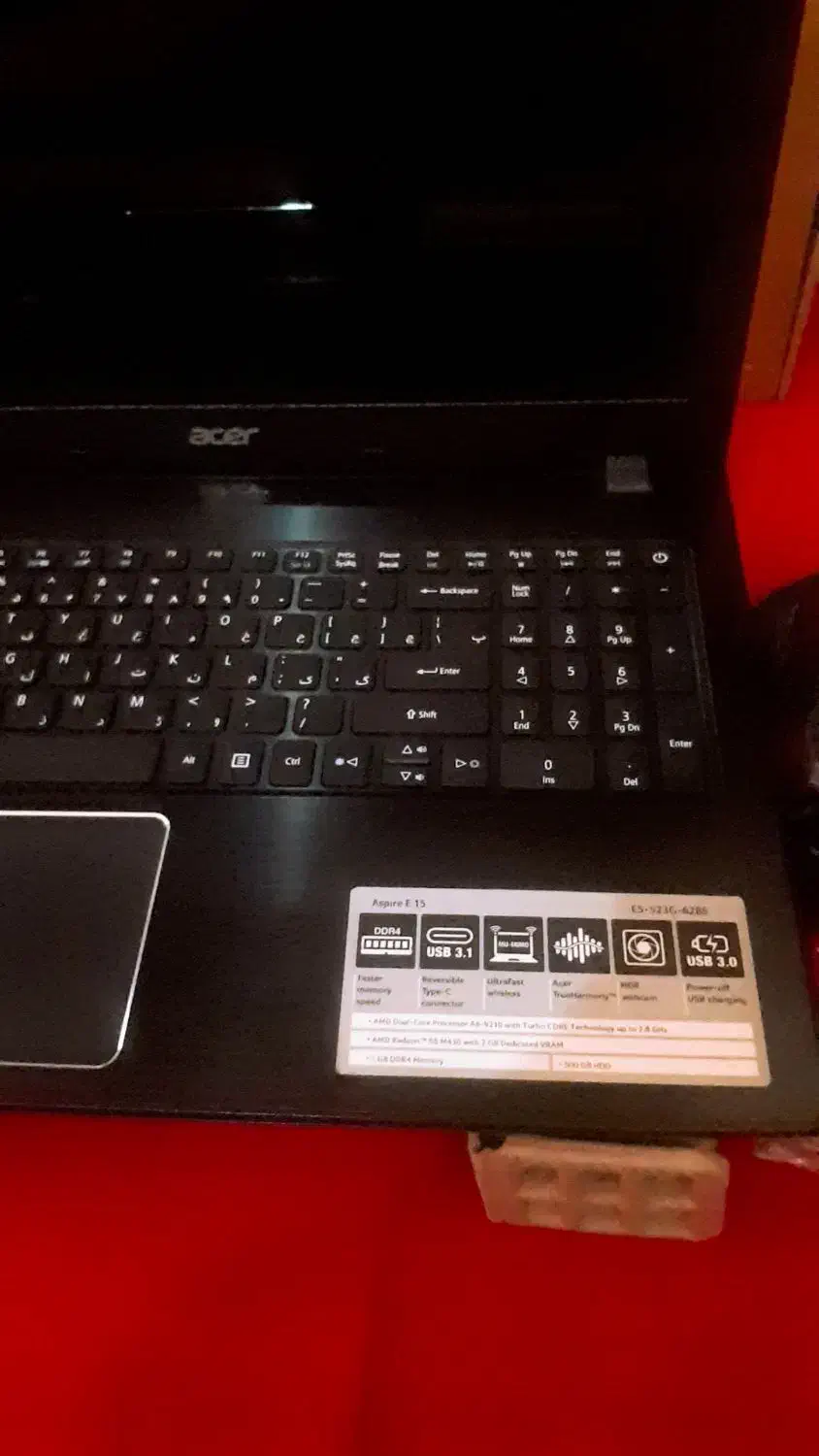 لپ تاپ Acer گرافیک دار با هارد SSD پرسرعت|رایانه همراه|شیراز, مسلم|دیوار