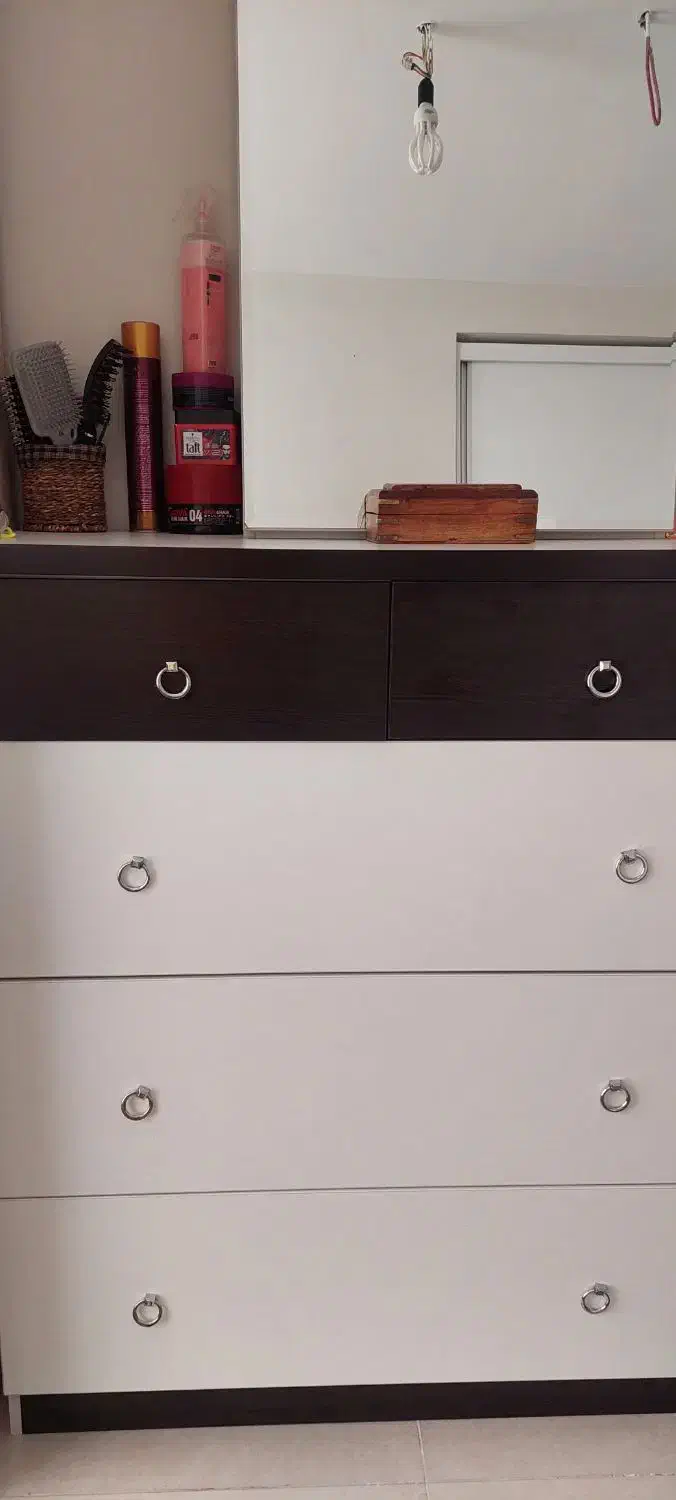 دراور وایینه سفید نو|جاکفشی، کمد، دراور|تهران, شهرک شریعتی|دیوار