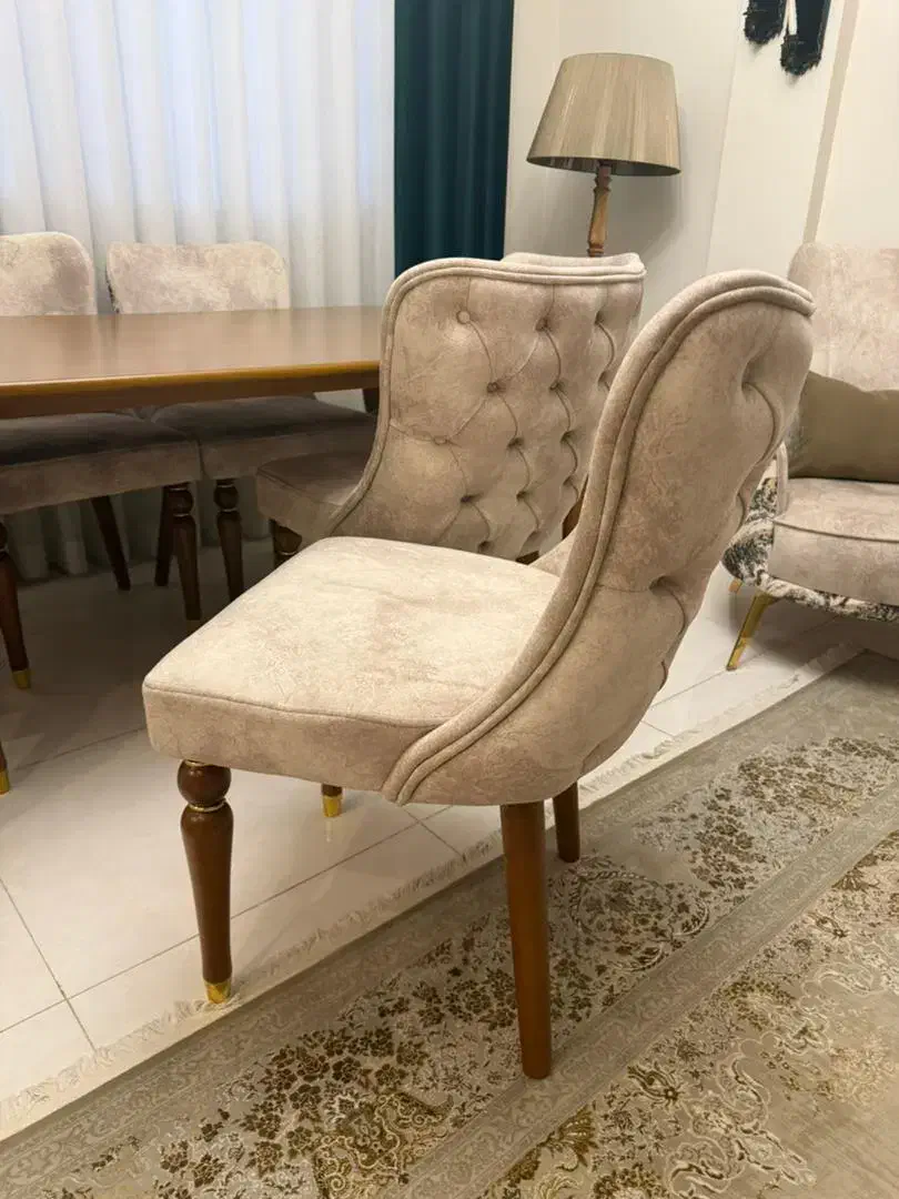 میز ناهارخوری ۶ نفره چستر|میز و صندلی غذاخوری|هشتگرد, شهرک گلها|دیوار