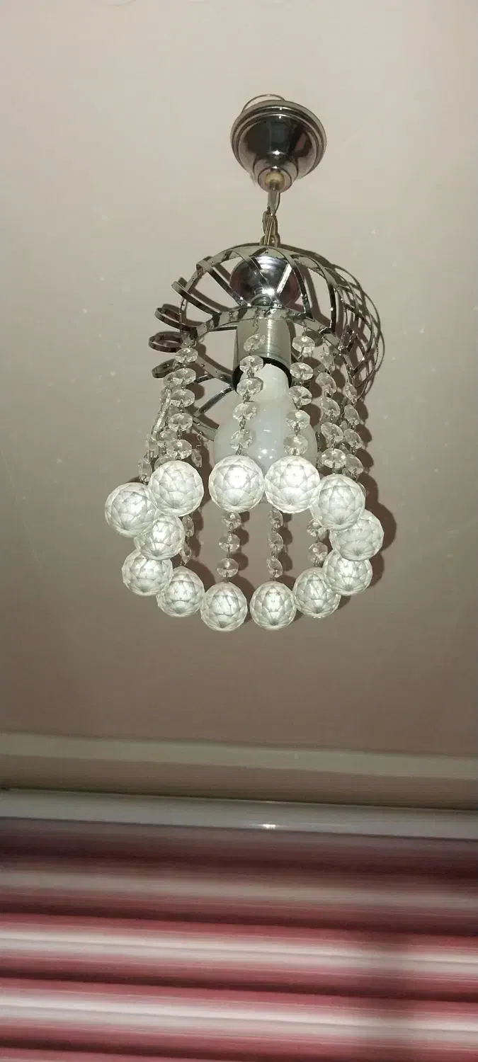 لوستر کنترل دار کم مصرف دارای سه حالت نور دهی|لوستر و چراغ آویز|اراک, |دیوار