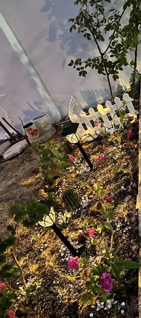 چراغ باغچه ای RGB رنگی خورشیدی پنل پرژکتور|لامپ و چراغ|تهران, لاله زار|دیوار