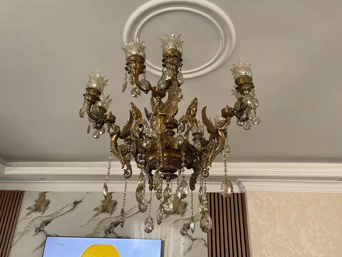 لوستر ۵ شاخه ۱۰ شعله|لوستر و چراغ آویز|اندیشه, اندیشه فاز ۱|دیوار