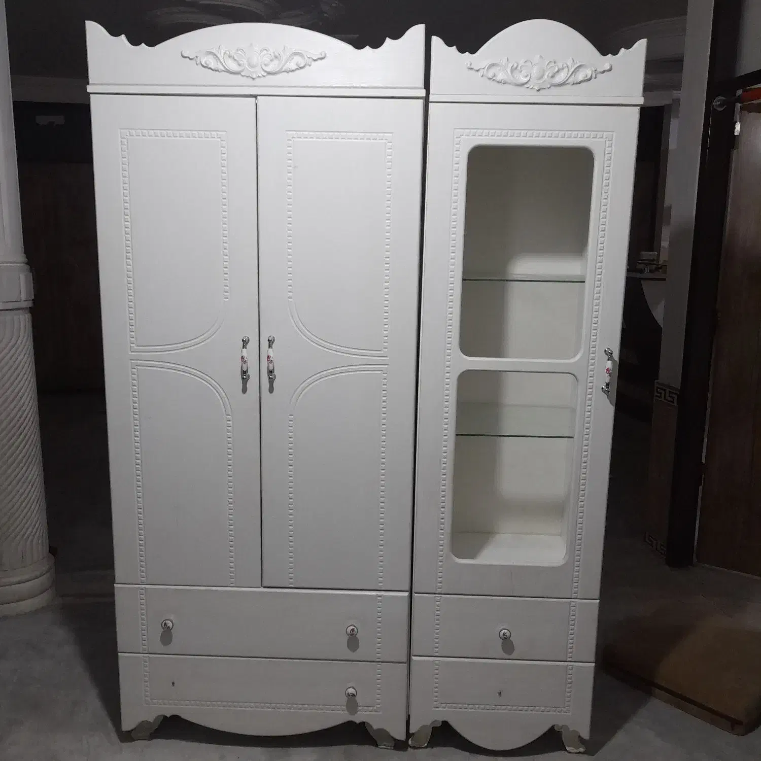 کمد بچه در حد نو وبوفه|جاکفشی، کمد، دراور|همدان, |دیوار