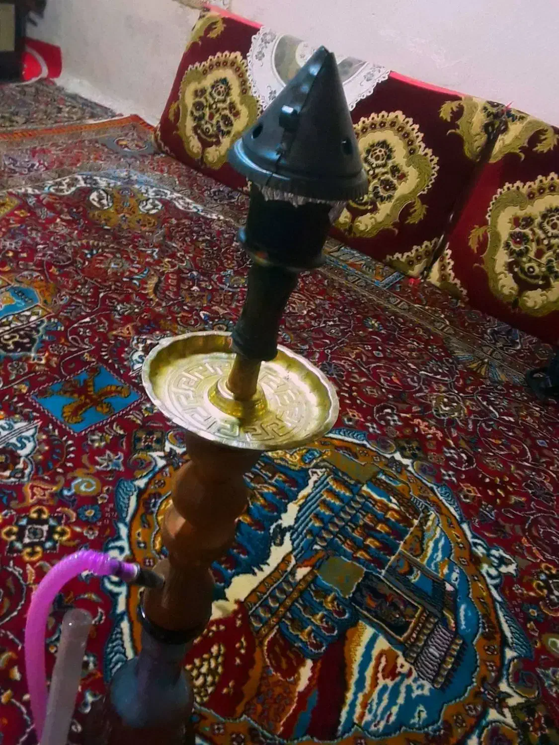 قلیان چوبی|کلکسیون و سرگرمی|کبودرآهنگ, |دیوار