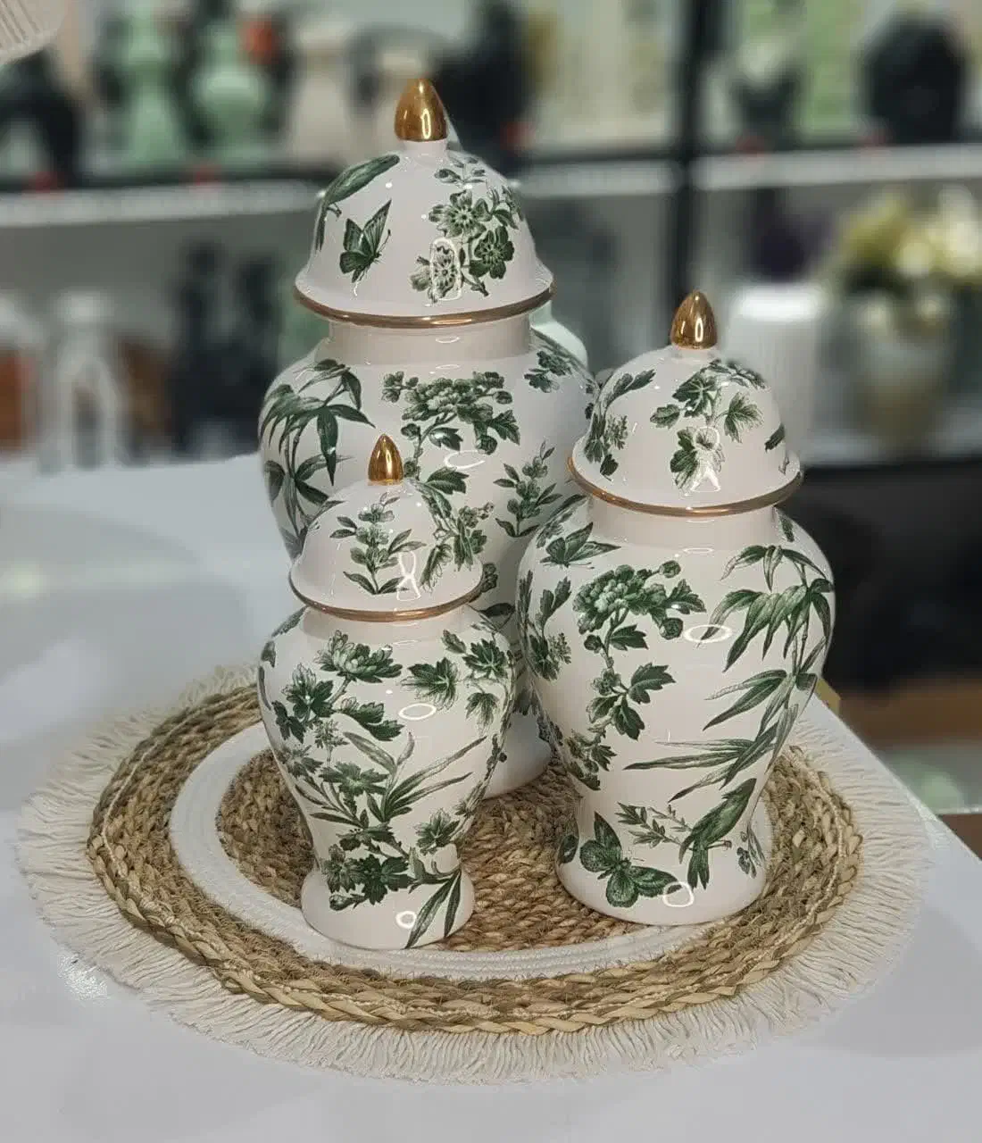 ست جینجر جار هدیه روز مادروزن|صنایع دستی و سایر لوازم تزئینی|تهران, قلمستان|دیوار