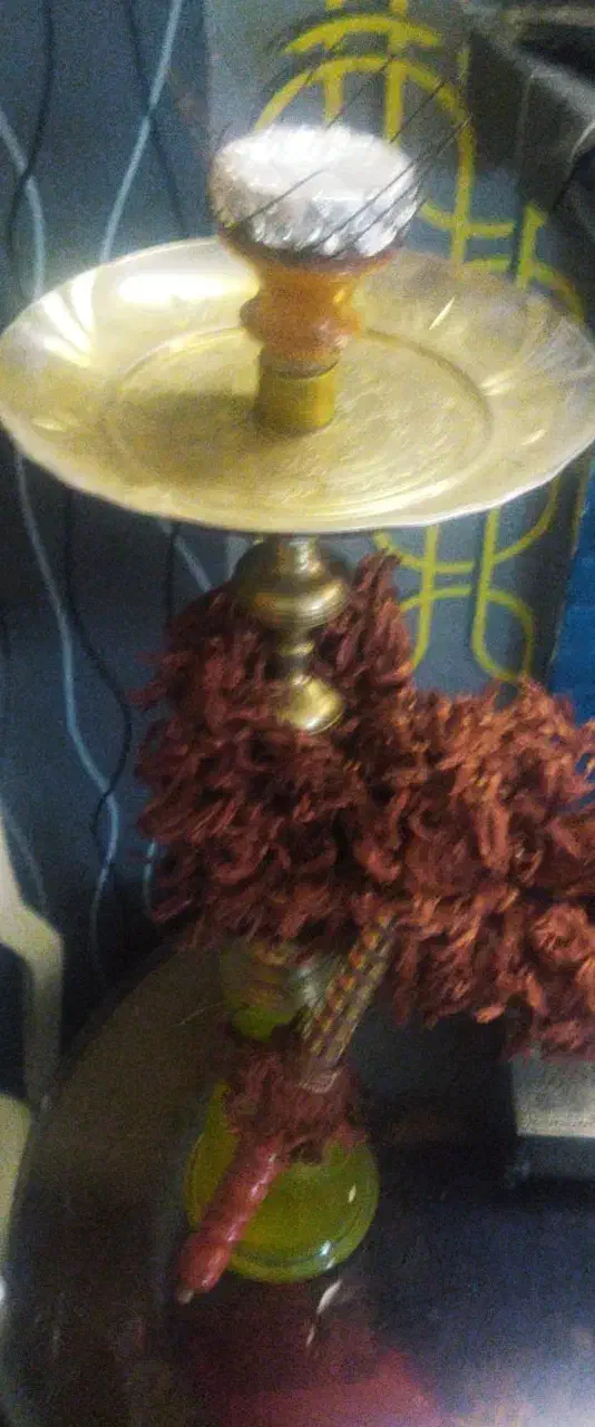 قلیان تنه مسی بلند وکلگسیونی|کلکسیون اشیاء عتیقه|تهران, دهم فروردین|دیوار