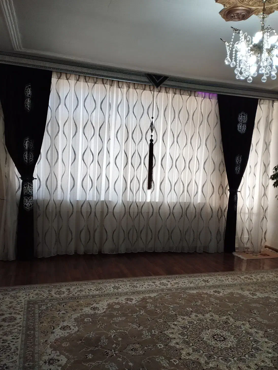 پرده با کتیبه و والان|پرده، رانر، رومیزی|میاندوآب, |دیوار