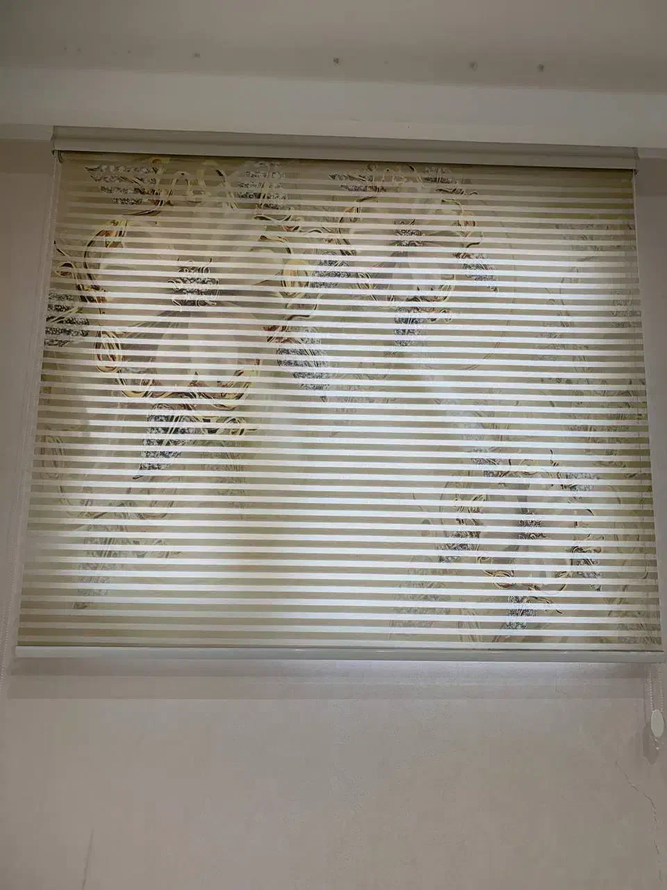 پرده زبرا گلدار درحدنو|پرده، رانر، رومیزی|نیشابور, شهرک فیروزه|دیوار