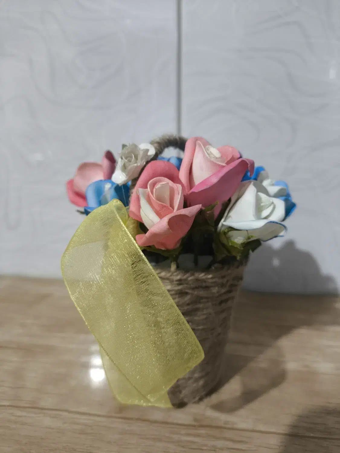 گل مصنوعی|صنایع دستی و سایر لوازم تزئینی|هشتگرد, هشتگرد قدیم|دیوار