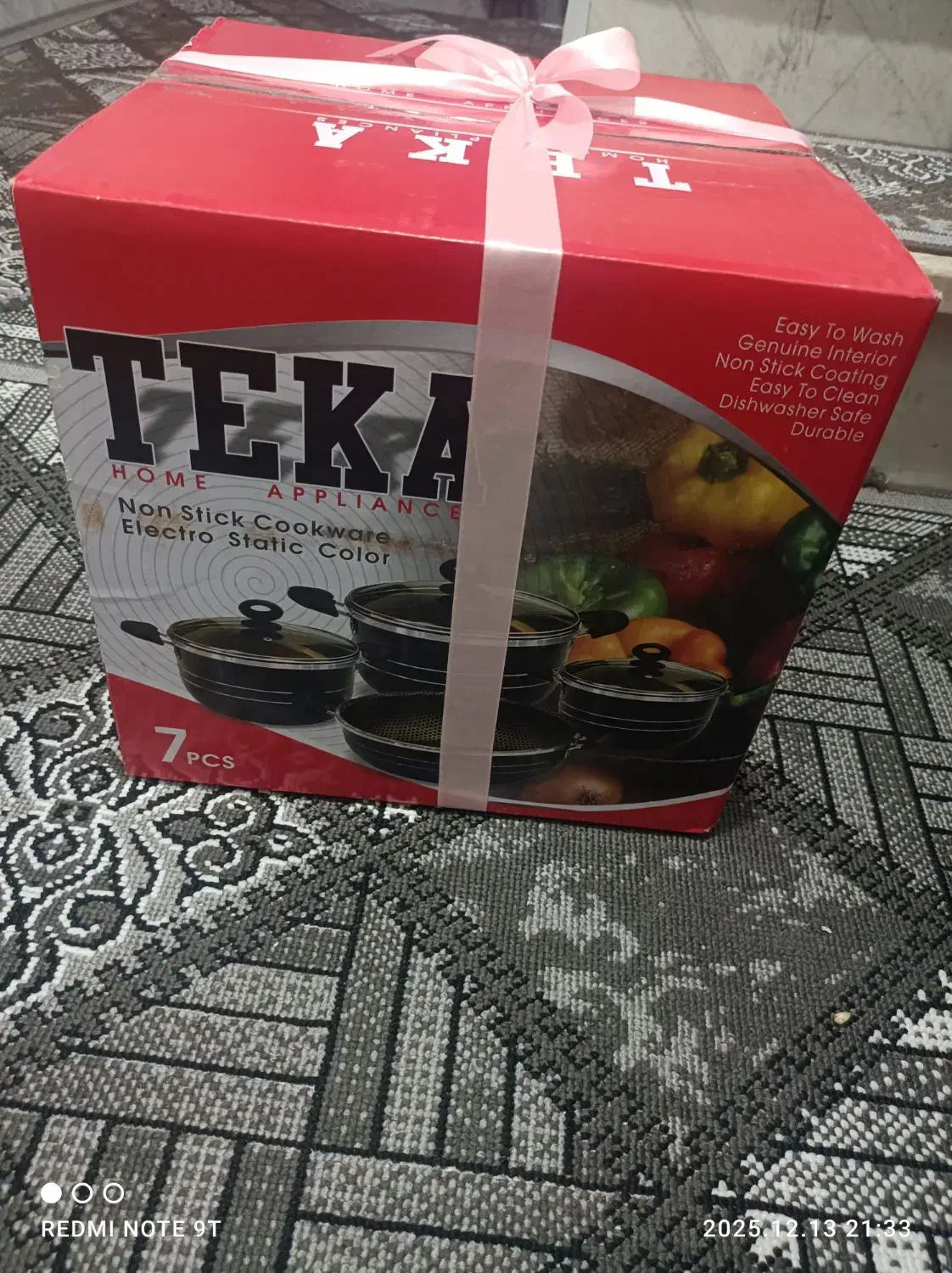 سرویس قابلمه تفلون اکبند مناسب جهیزیه|ظروف پختوپز|قرچک, باقرآباد|دیوار