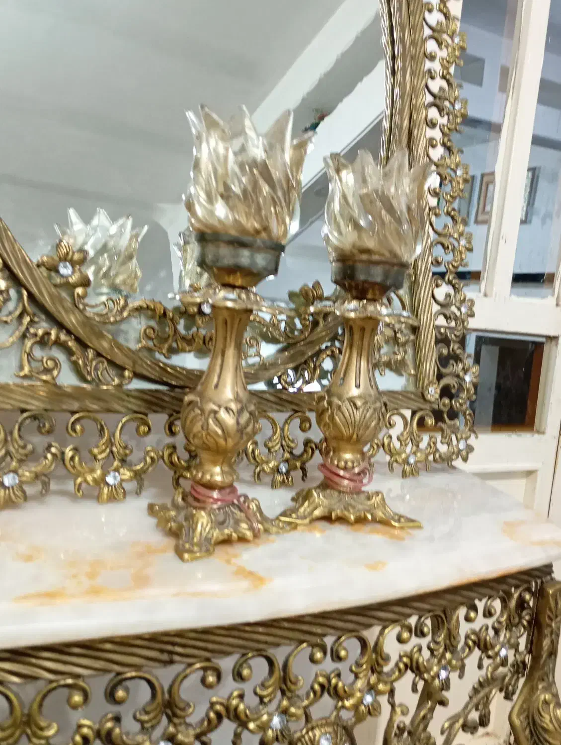 آیینه|بوفه، ویترین، کنسول|پاپی, |دیوار