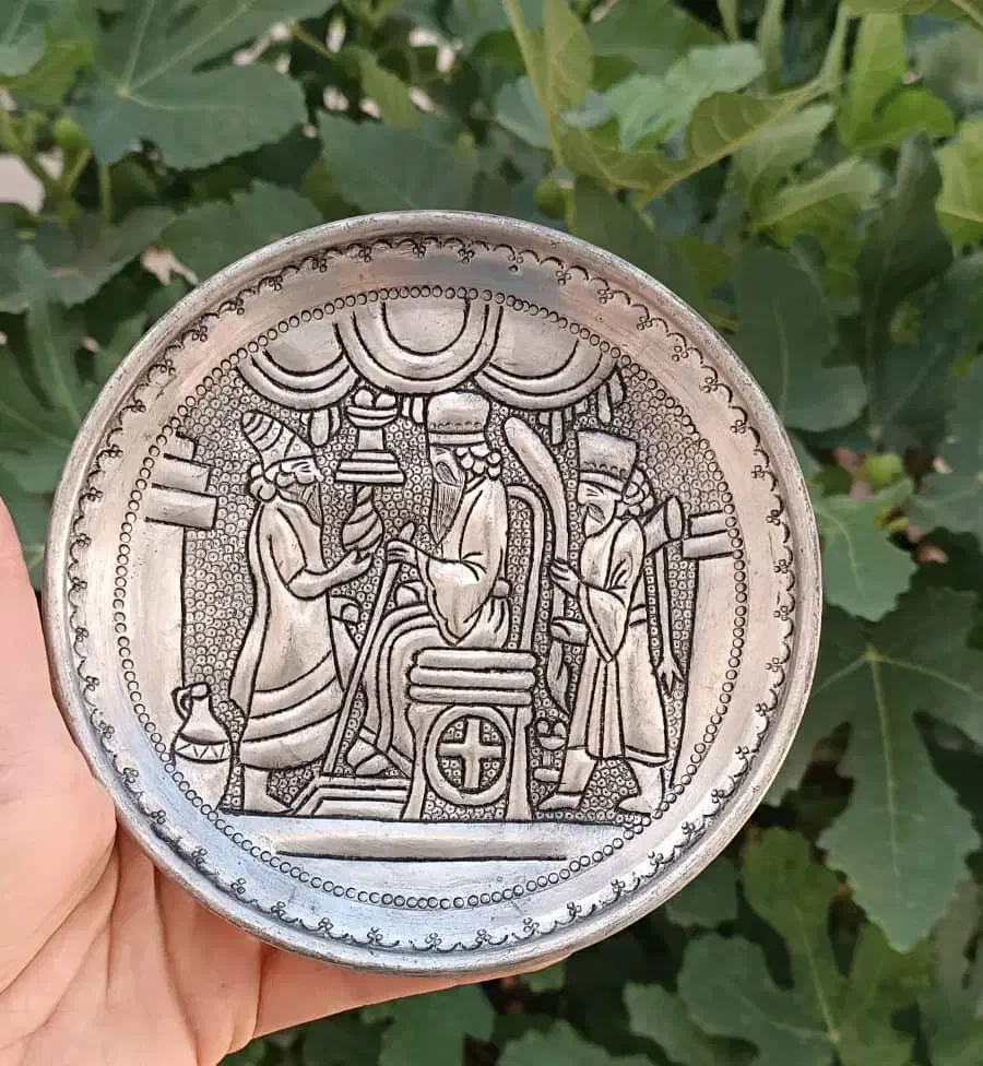 بشقاب 20سانتی مسی|صنایع دستی و سایر لوازم تزئینی|خمینیشهر, |دیوار