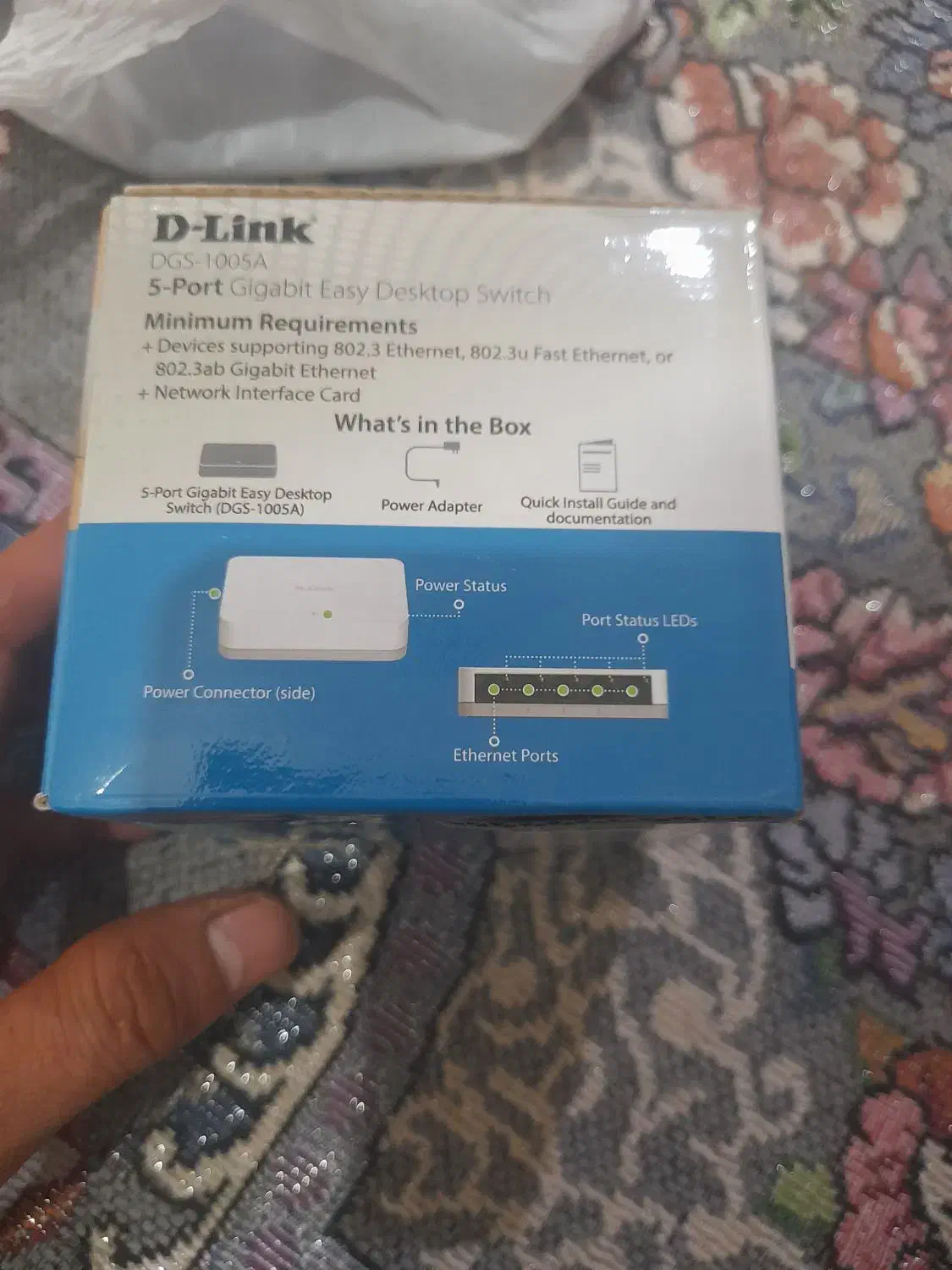 سویچ دی لینک پنج پورت مدل1005|مودم و تجهیزات شبکه|اهواز, کوی مهدیس|دیوار