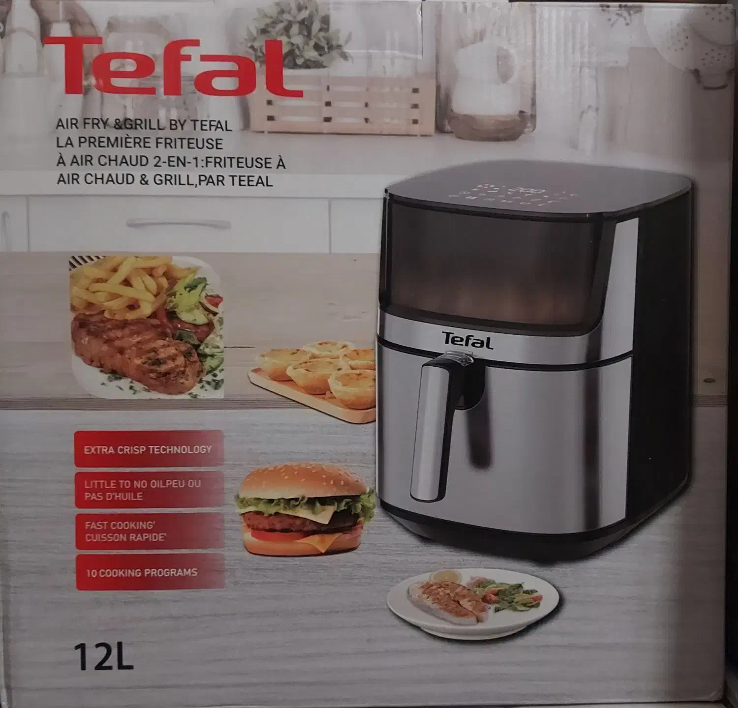 سرخکن تفال لمسی چندمنظوره درجشنواره تخفیف.توستر.فر|اجاق گاز و لوازم برقی پختوپز|قم, نیروگاه|دیوار