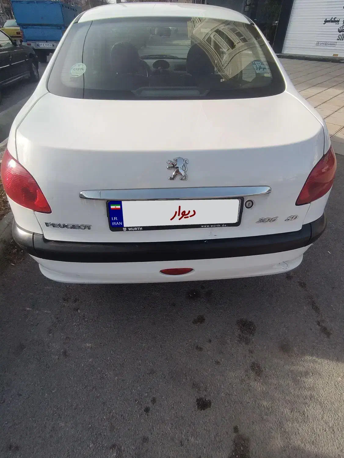 206اس دی وی8 مدل 400|خودرو سواری و وانت|اردبیل, |دیوار