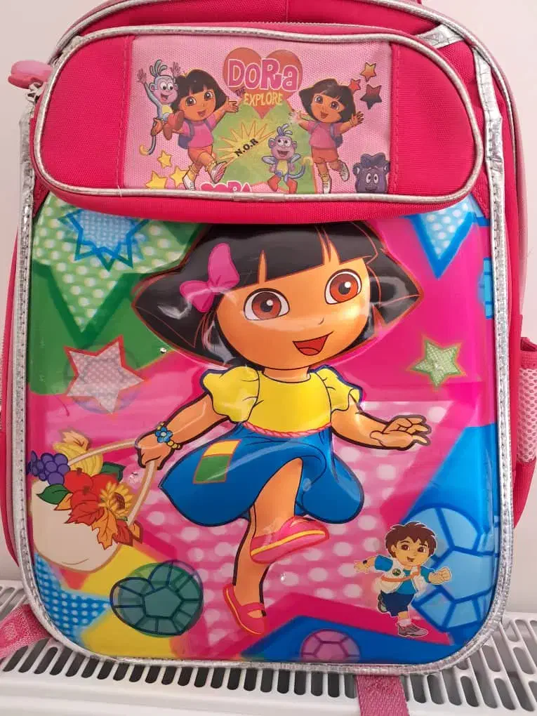 کیف مدرسه دخترانه چراغ دار در حد نو|کیف، کفش، کمربند|پردیس, فاز ۸|دیوار