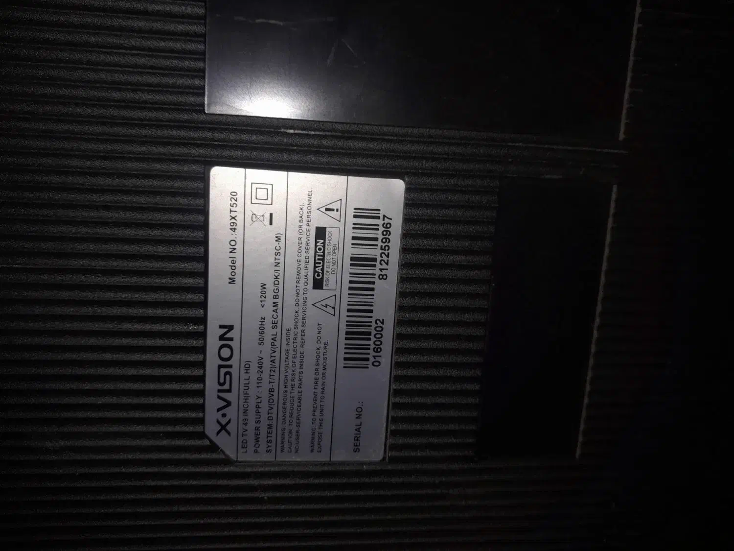 تلویزیون شکسته ایکس ویژن و سامسونگ|تلویزیون و پروژکتور|مشهد, خواجه ربیع|دیوار