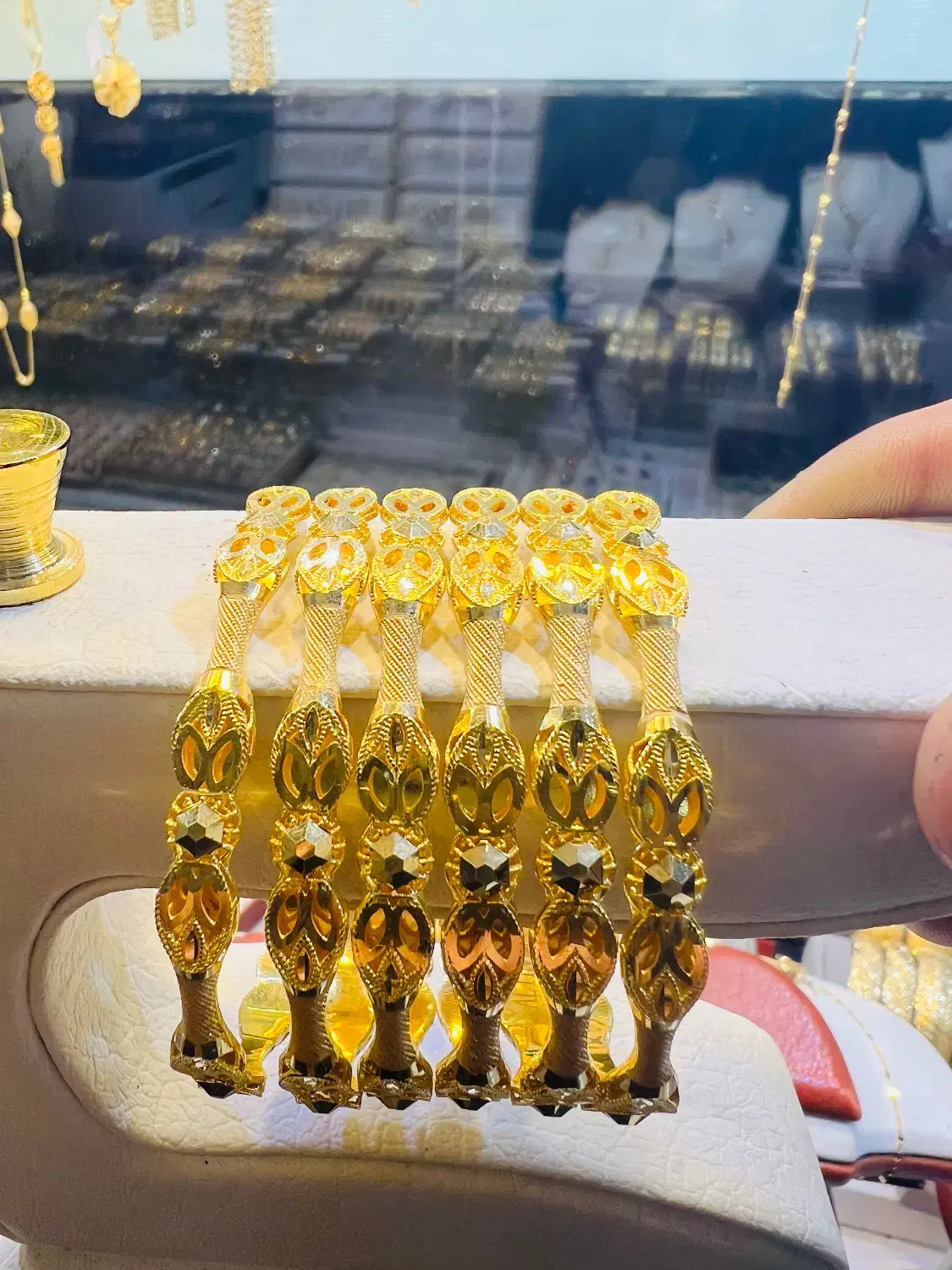 طلا نو به قیمت دست دوم النگو تک پوش|جواهرات|کارون, |دیوار