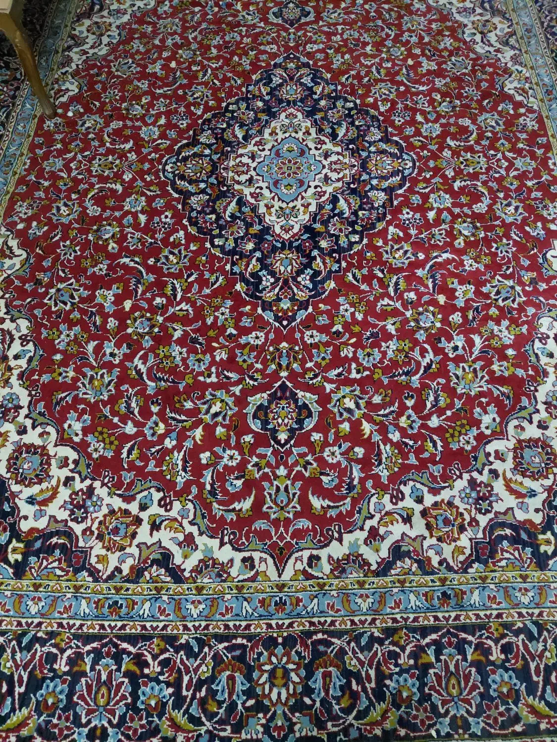 فرش ۱۲ متری ماشینی کاشان|فرش|آستانه اشرفیه, |دیوار