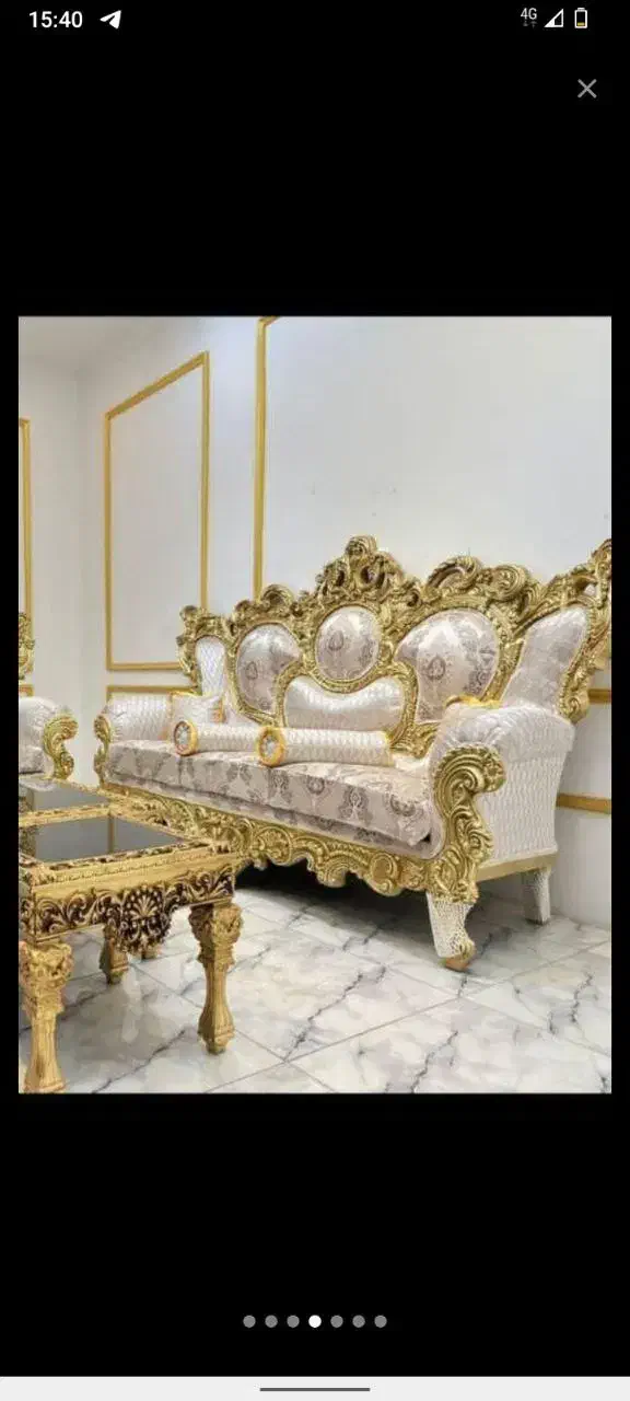 مبل/مبلمان/مبل سلطنتی|مبلمان خانگی و میز عسلی|فلاورجان, |دیوار