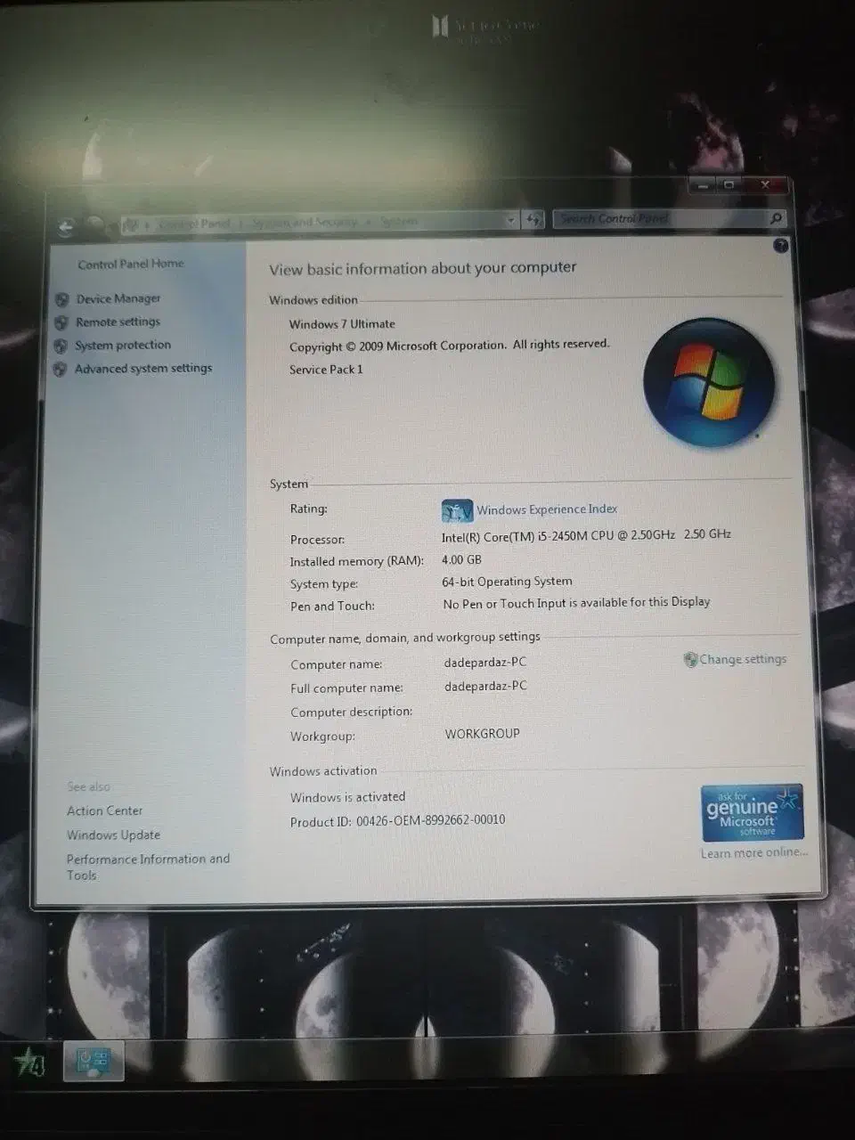 لپتاپ hp|رایانه همراه|فامنین, |دیوار